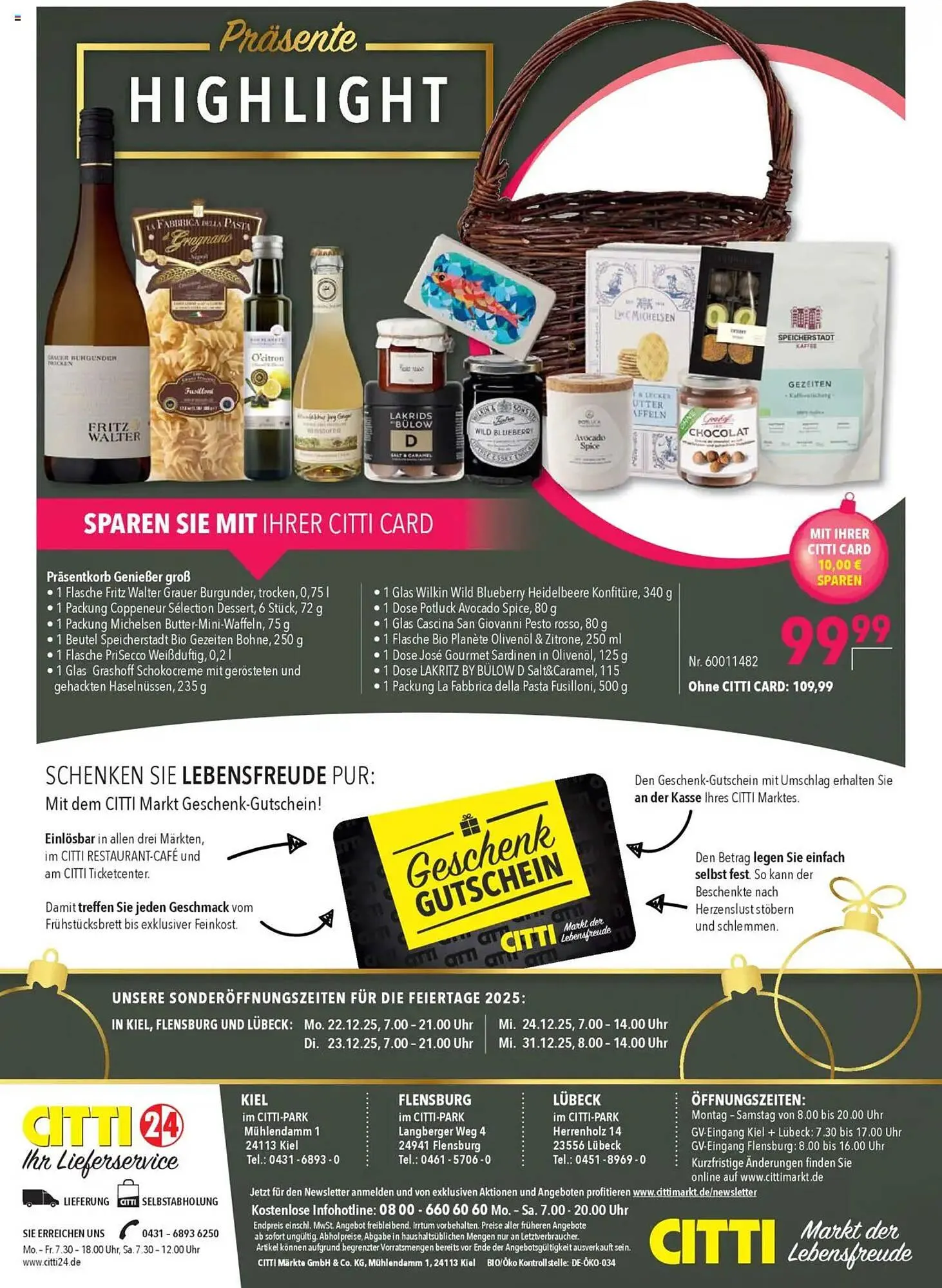 CITTI Markt Prospekt von 22. Oktober bis 31. Dezember 2025 - Prospekt seite 16
