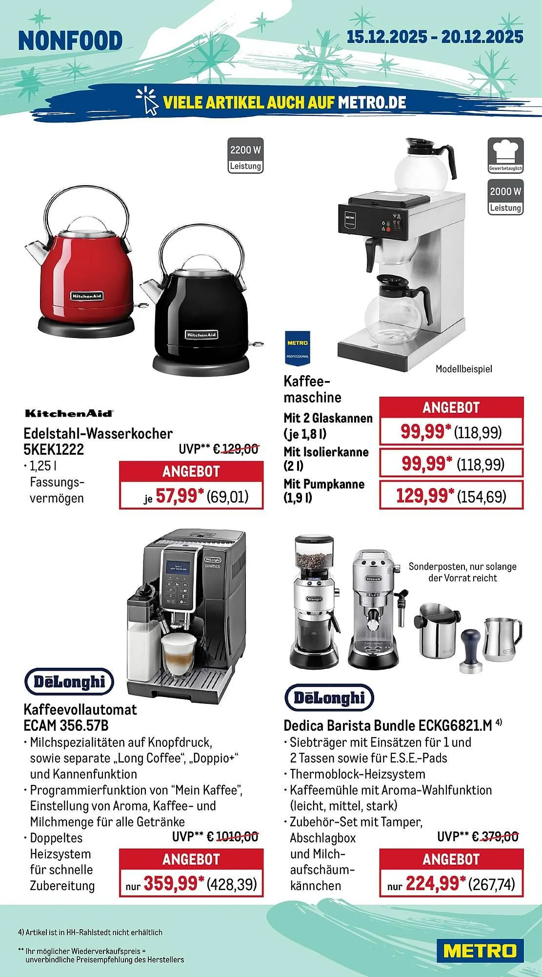 METRO Prospekt von 15. Dezember bis 20. Dezember 2025 - Prospekt seite 21