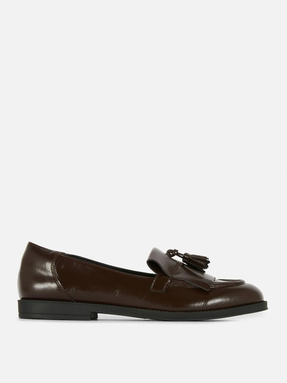 Lackloafer in weiter Passform