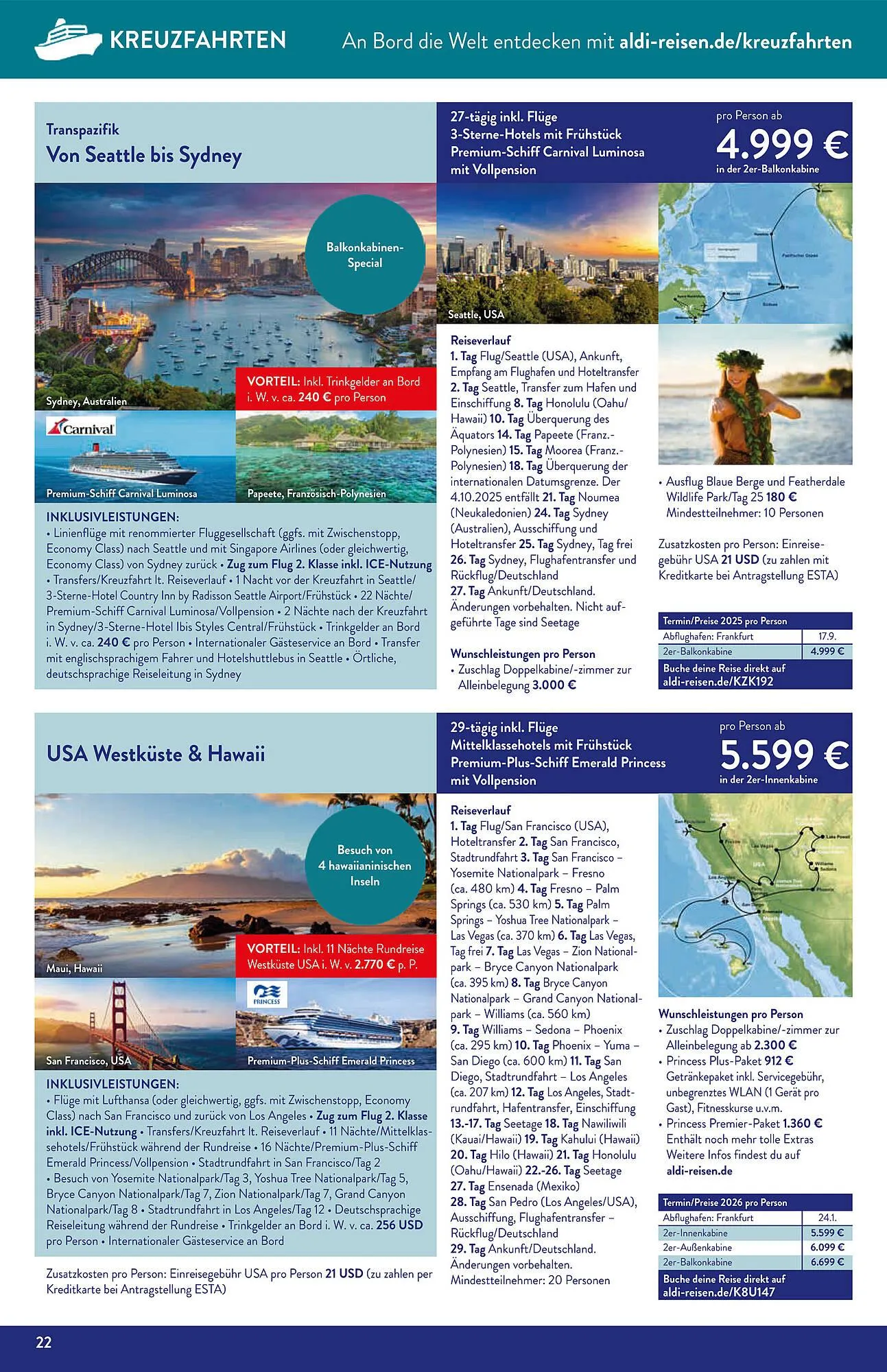 Aldi Süd Prospekt von 1. April bis 30. April 2025 - Prospekt seite 22