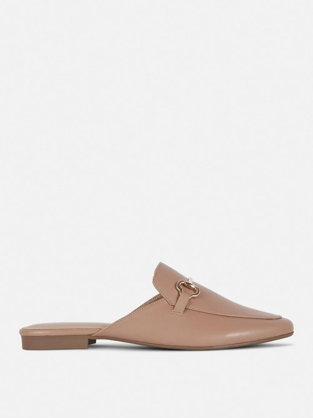 Offene Loafer mit Schnalle