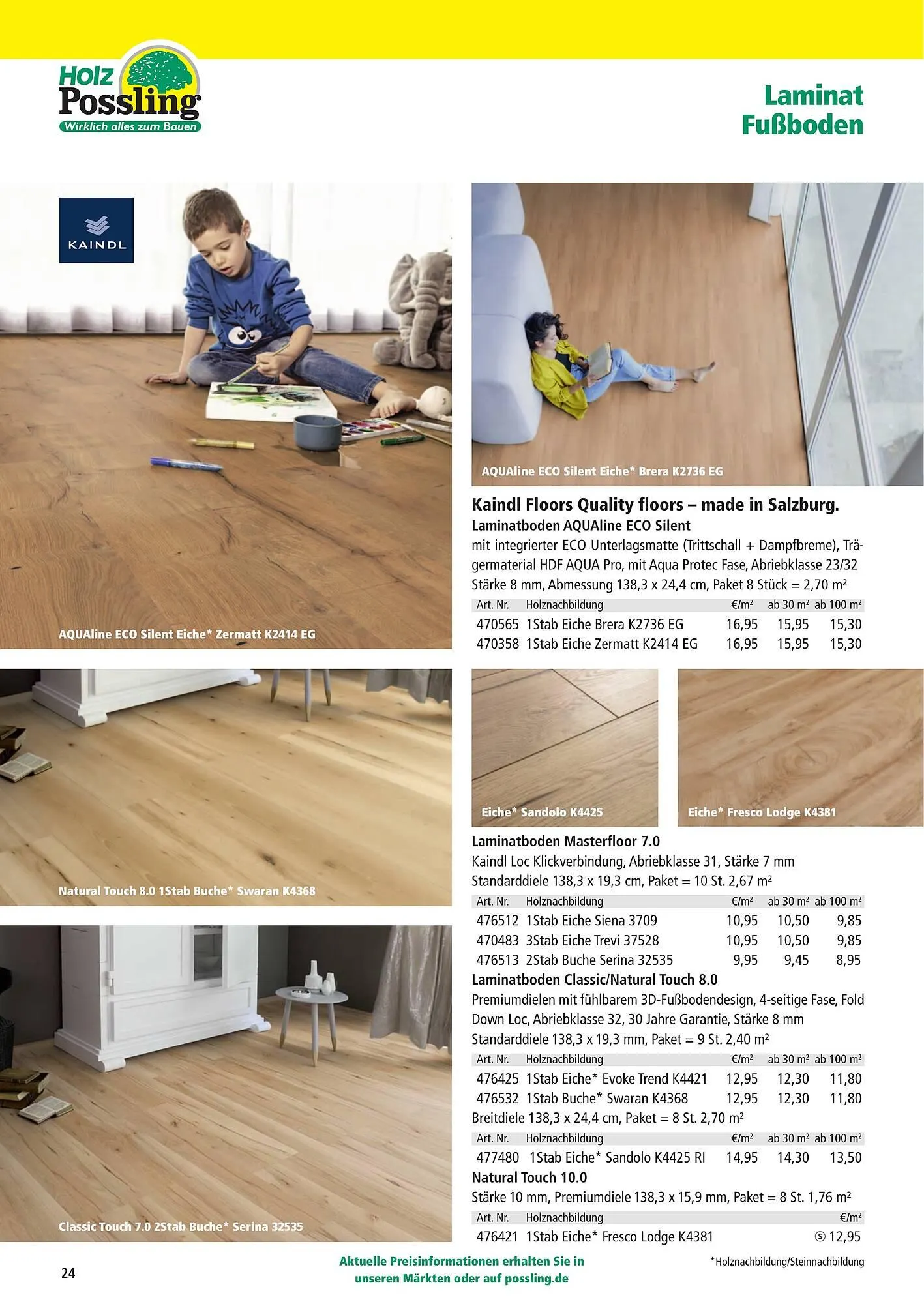 Holz Possling Prospekt von 1. April bis 31. Juli 2026 - Prospekt seite 24