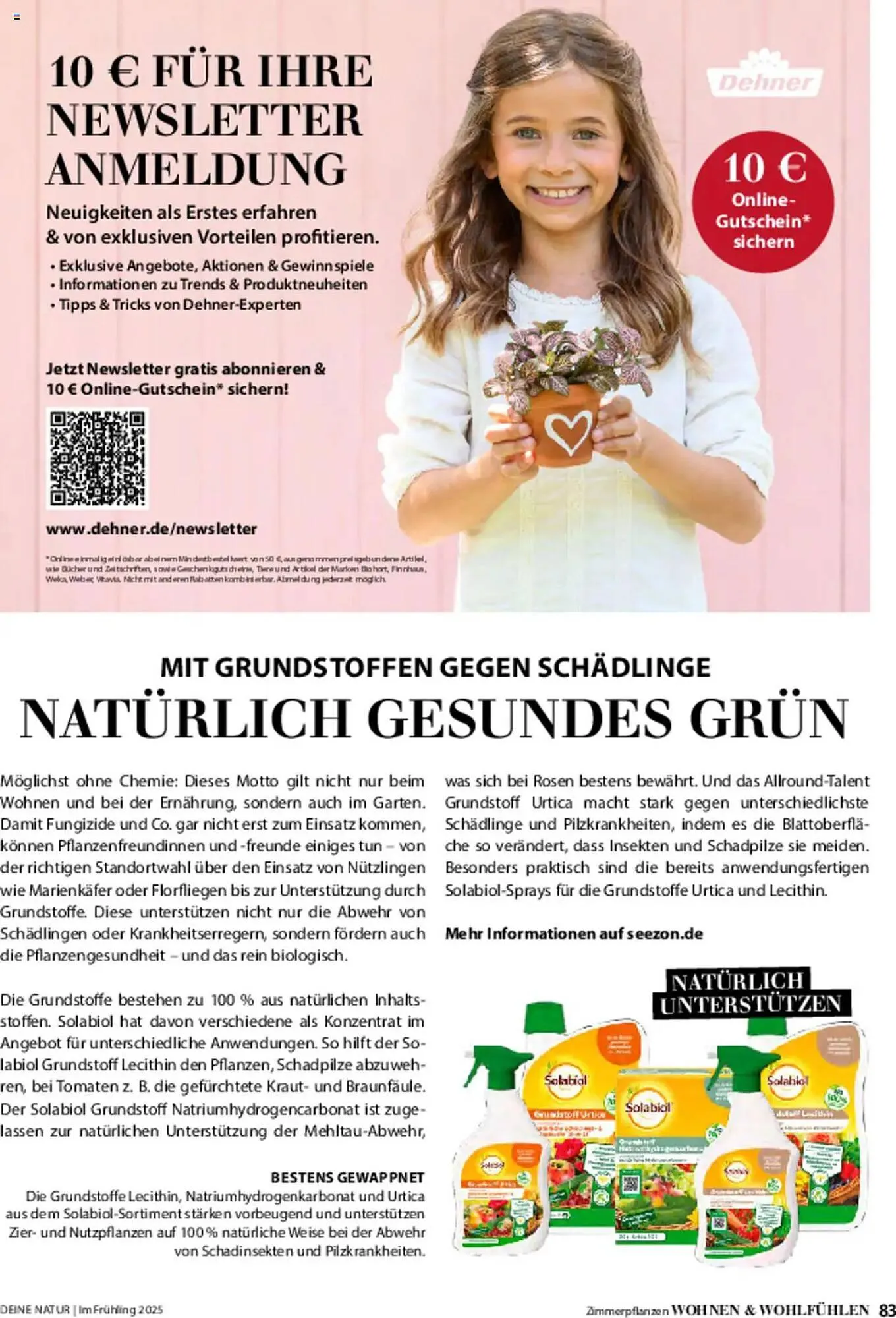 Dehner Prospekt von 6. März bis 9. Juni 2025 - Prospekt seite 83