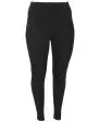 Einfarbige Leggings Janina Plus, elastischer Bund