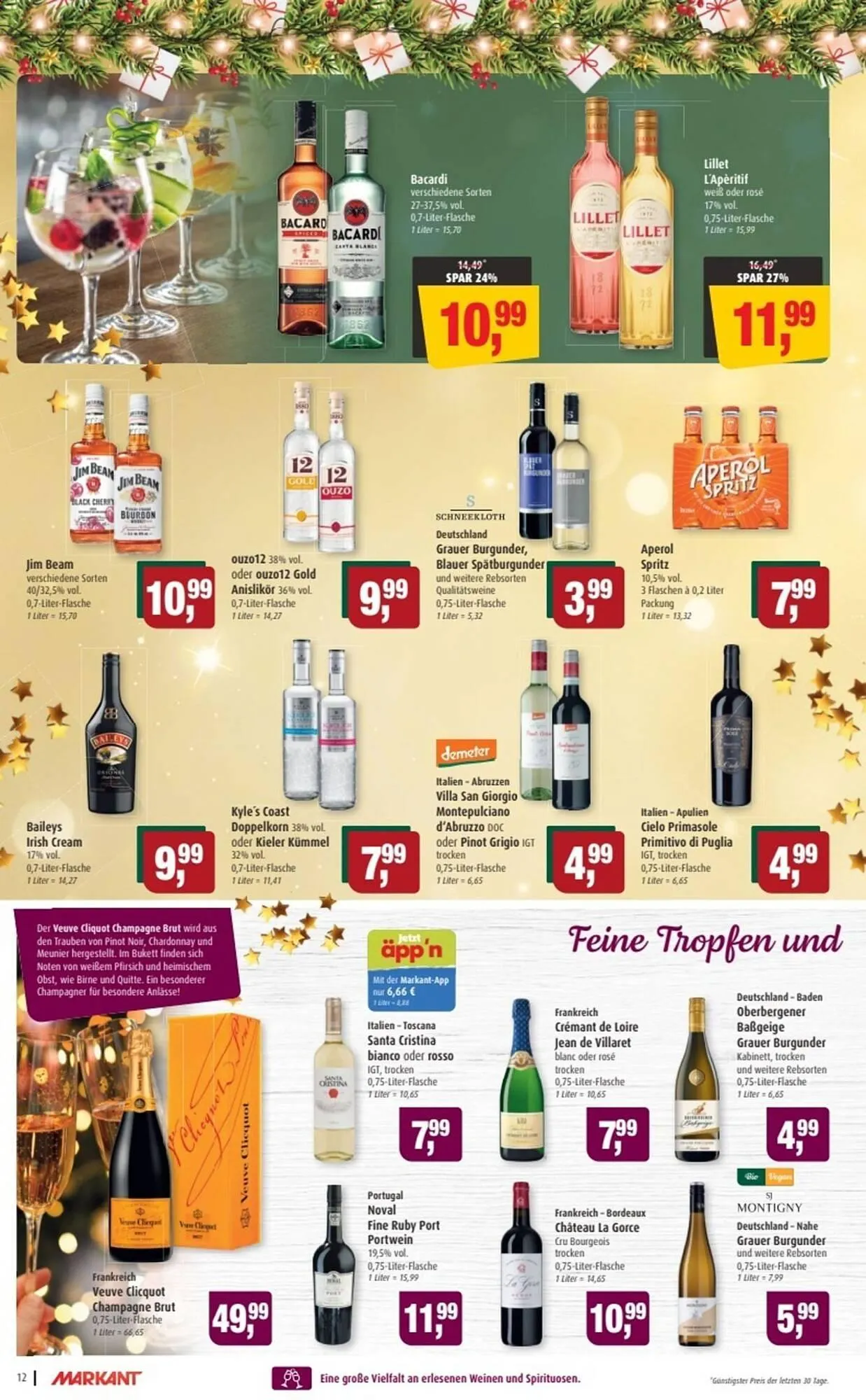 Markant Prospekt von 22. Dezember bis 27. Dezember 2025 - Prospekt seite 12