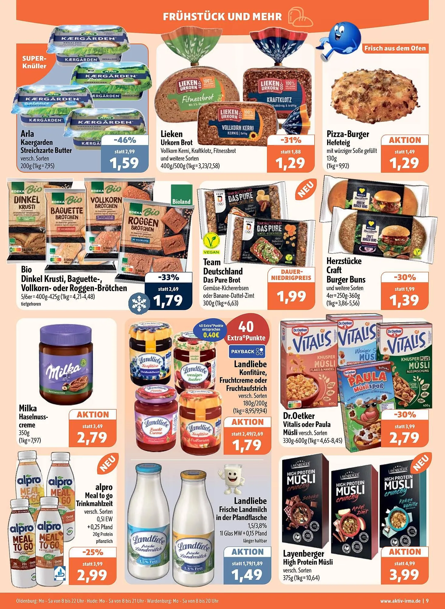 Aktiv Irma Prospekt von 16. Februar bis 21. Februar 2026 - Prospekt seite 9