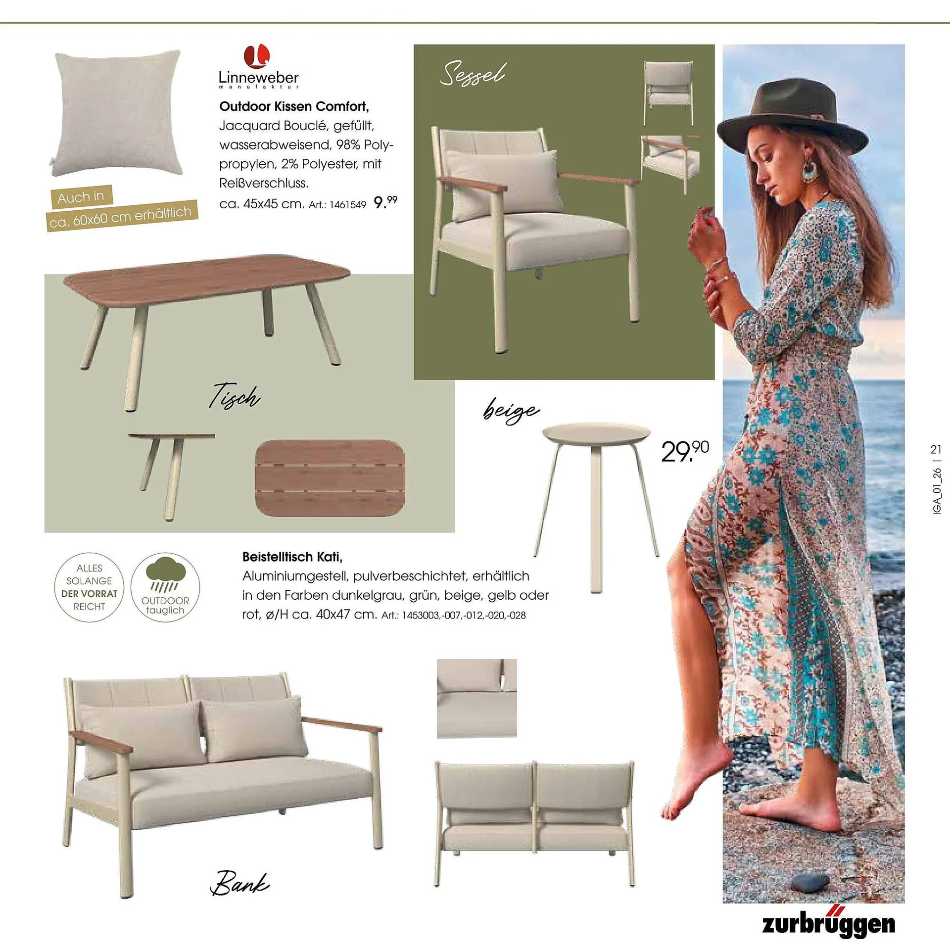 Zurbrüggen Prospekt von 17. März bis 31. August 2026 - Prospekt seite 21