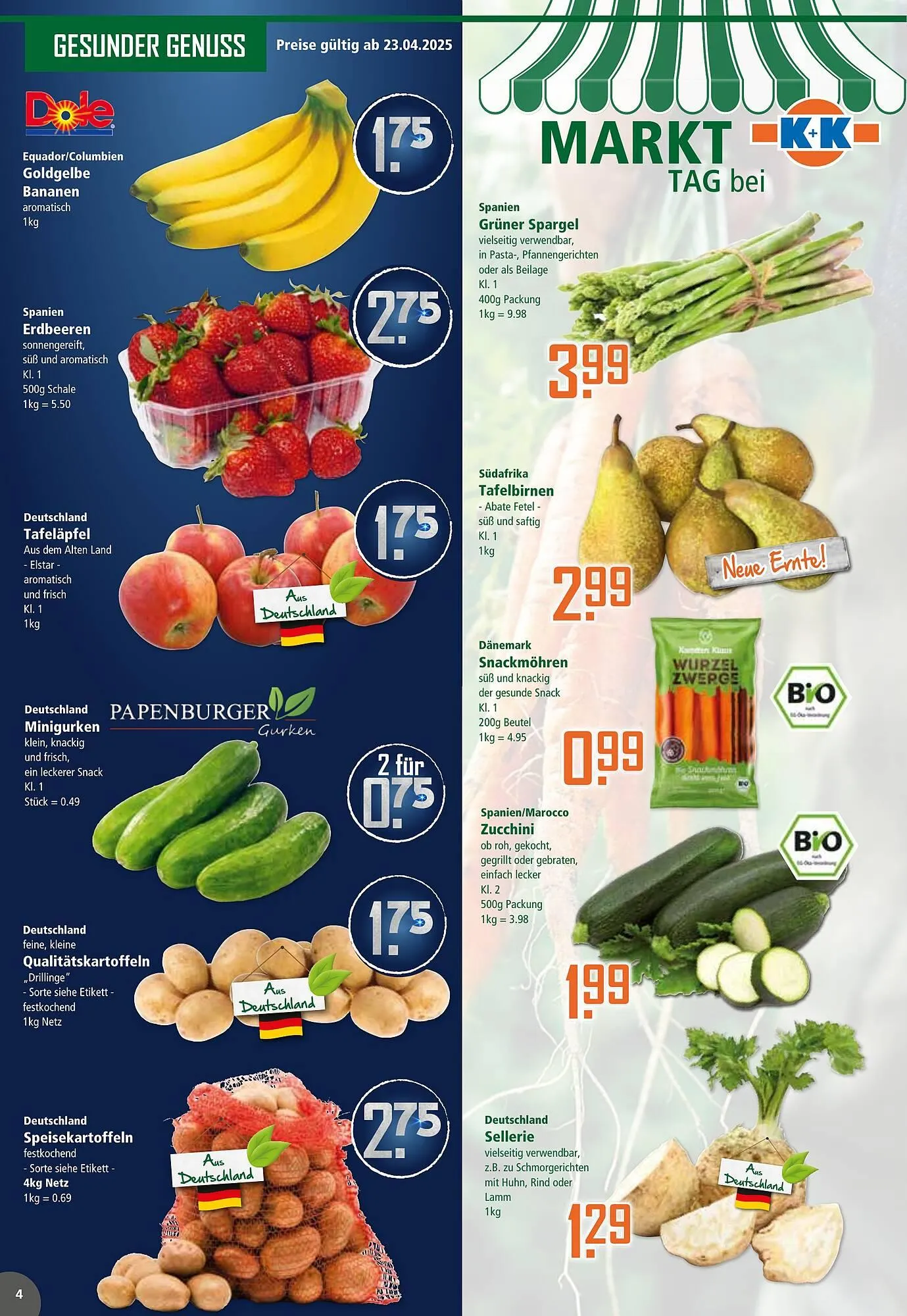 Klaas und Kock Prospekt von 21. April bis 26. April 2025 - Prospekt seite 4