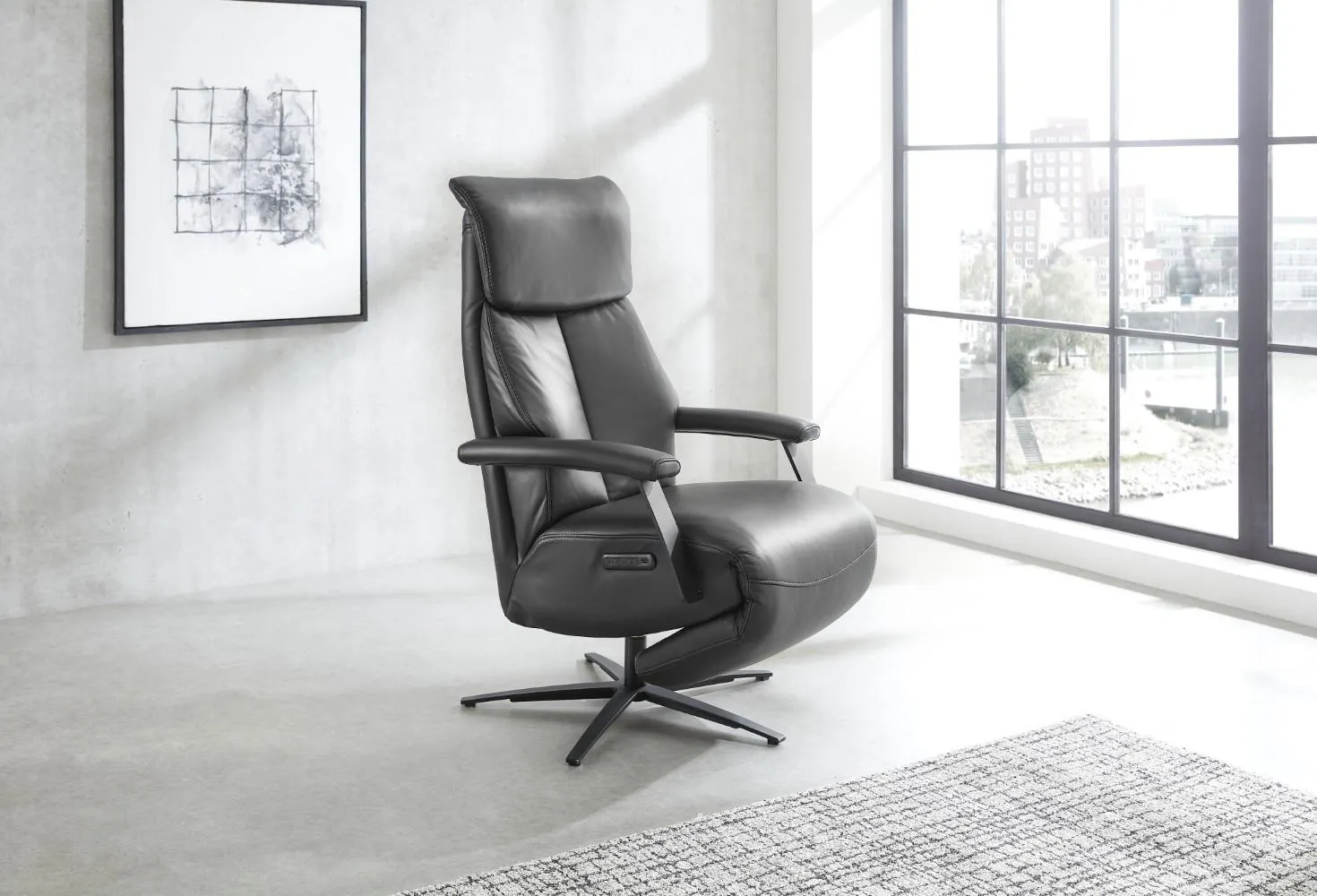 Echt Leder Relaxsessel #341