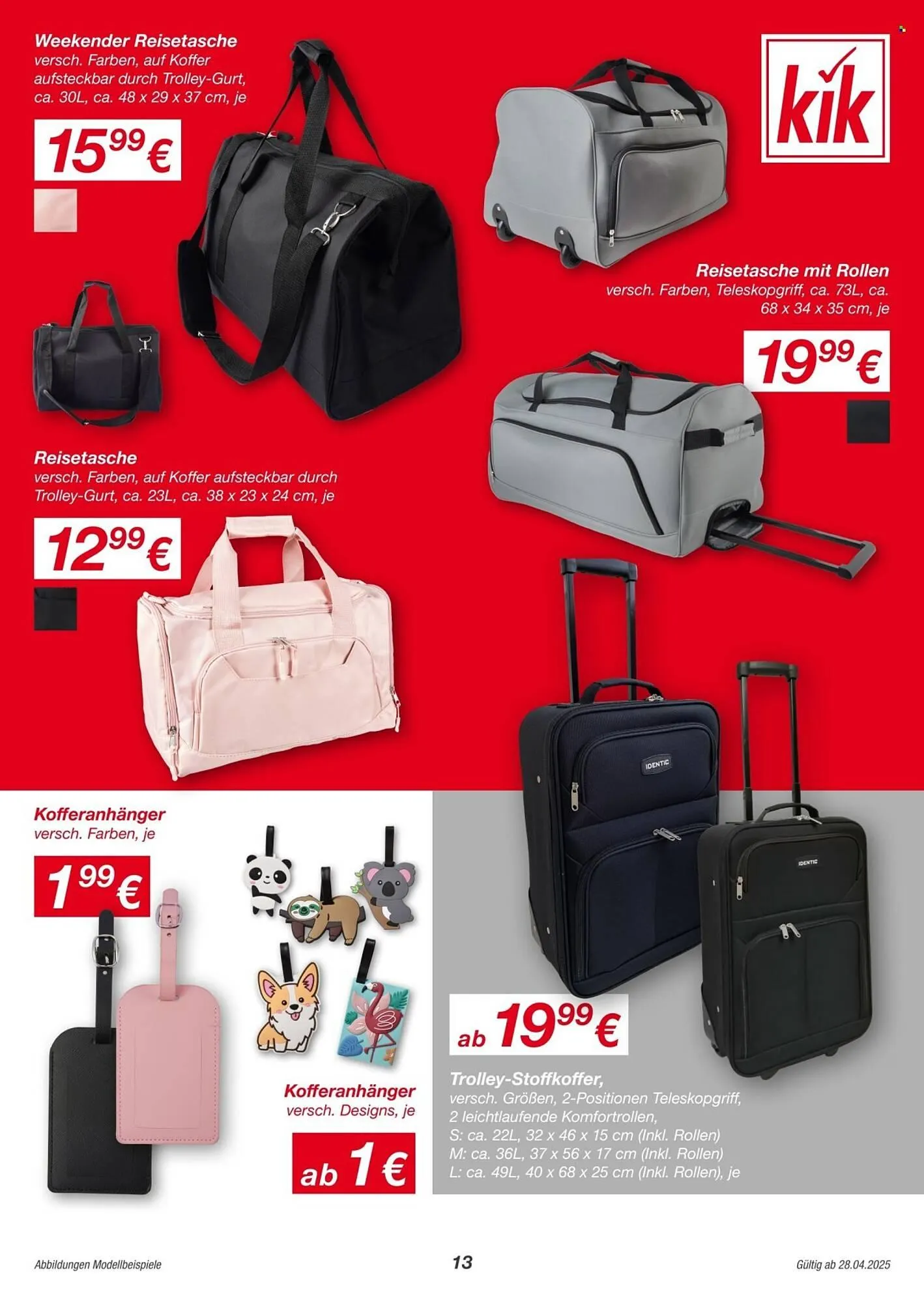 KiK Prospekt von 28. April bis 4. Mai 2025 - Prospekt seite 13