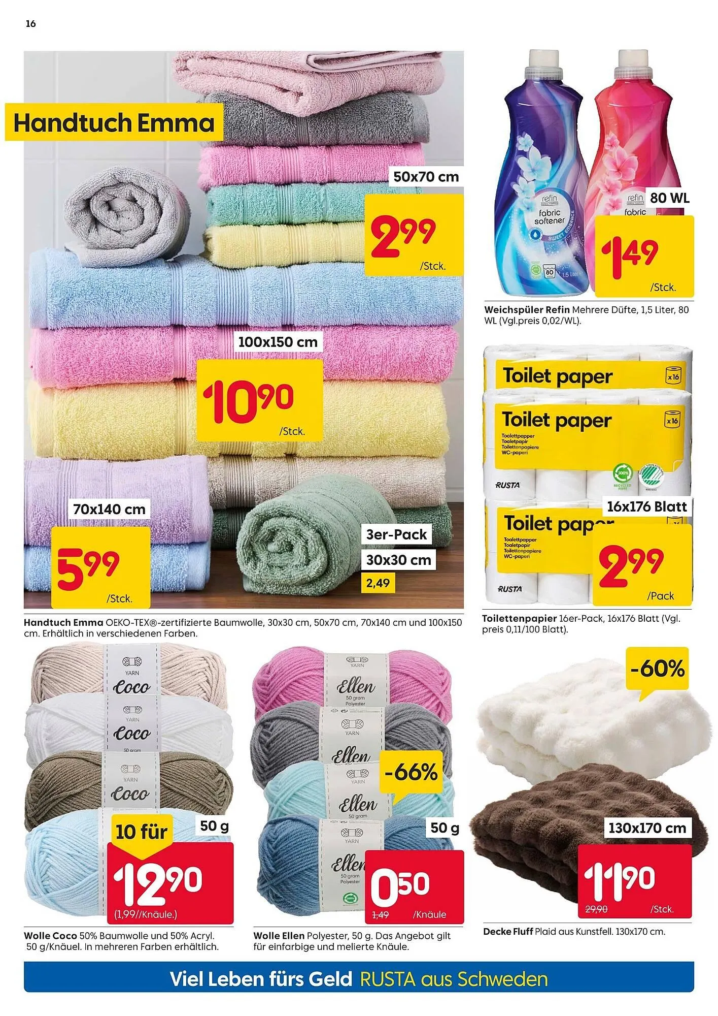 Rusta Prospekt von 21. März bis 27. März 2026 - Prospekt seite 16