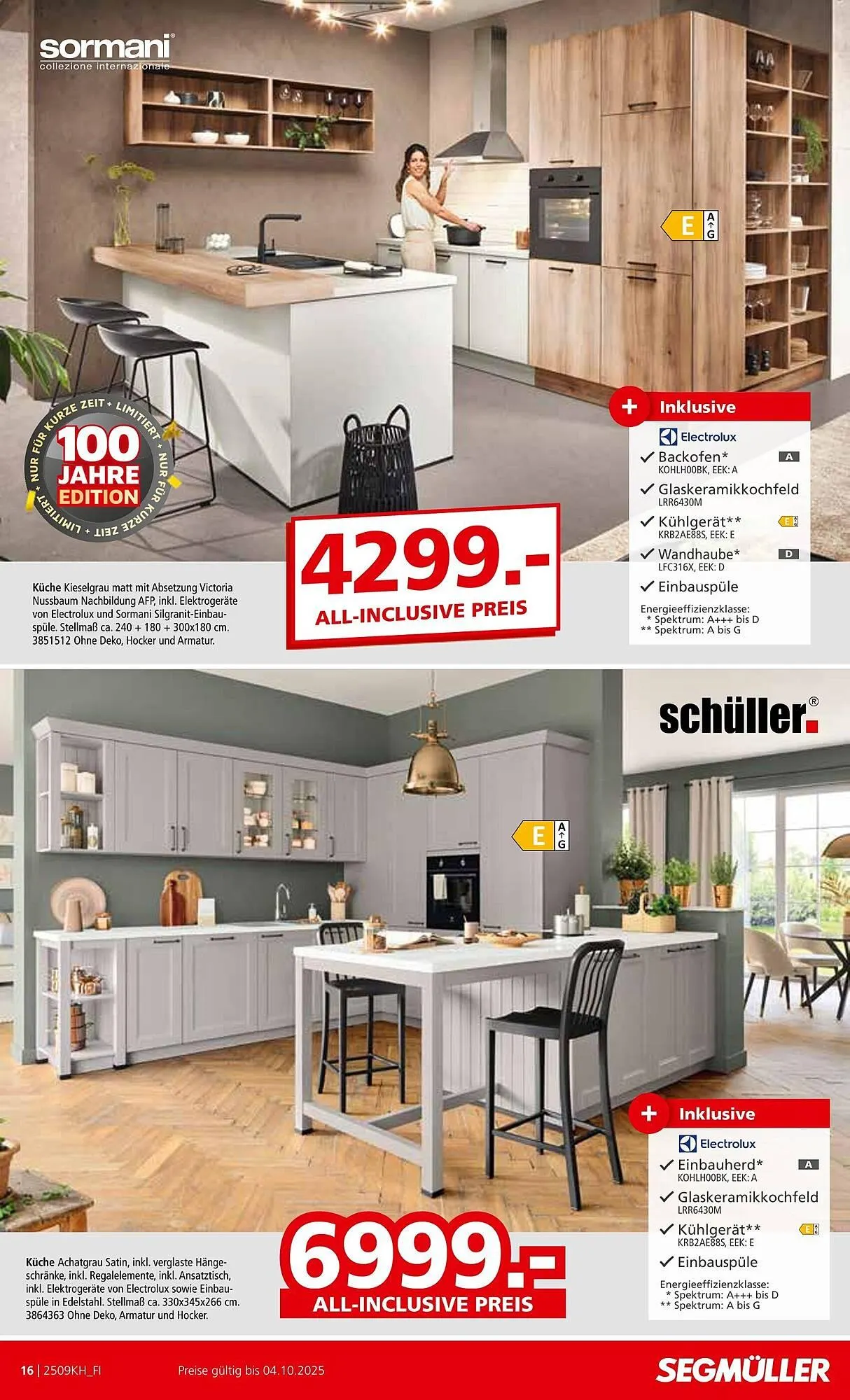 Segmüller Prospekt von 30. August bis 4. Oktober 2025 - Prospekt seite 16