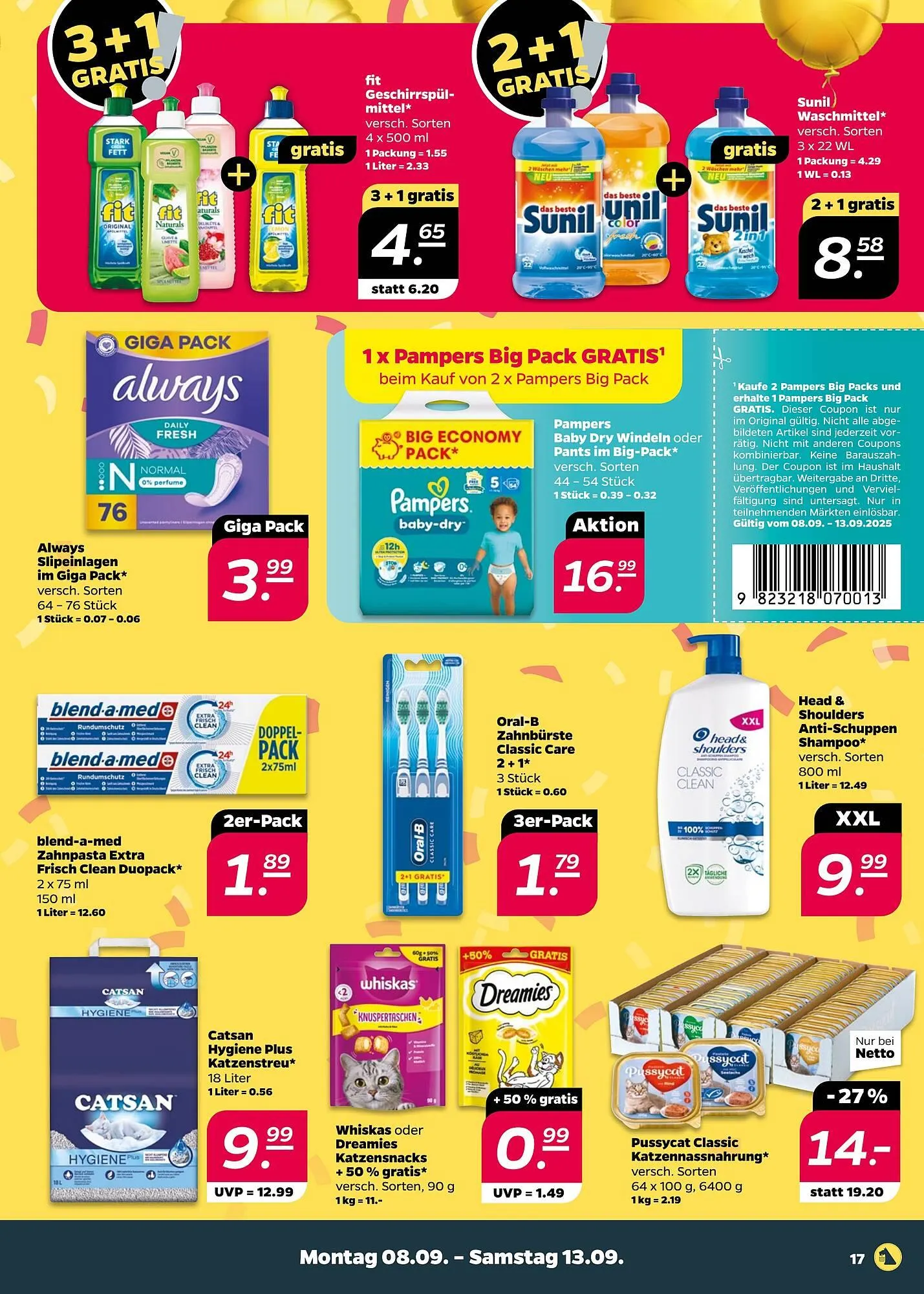 NETTO Prospekt von 8. September bis 13. September 2025 - Prospekt seite 17