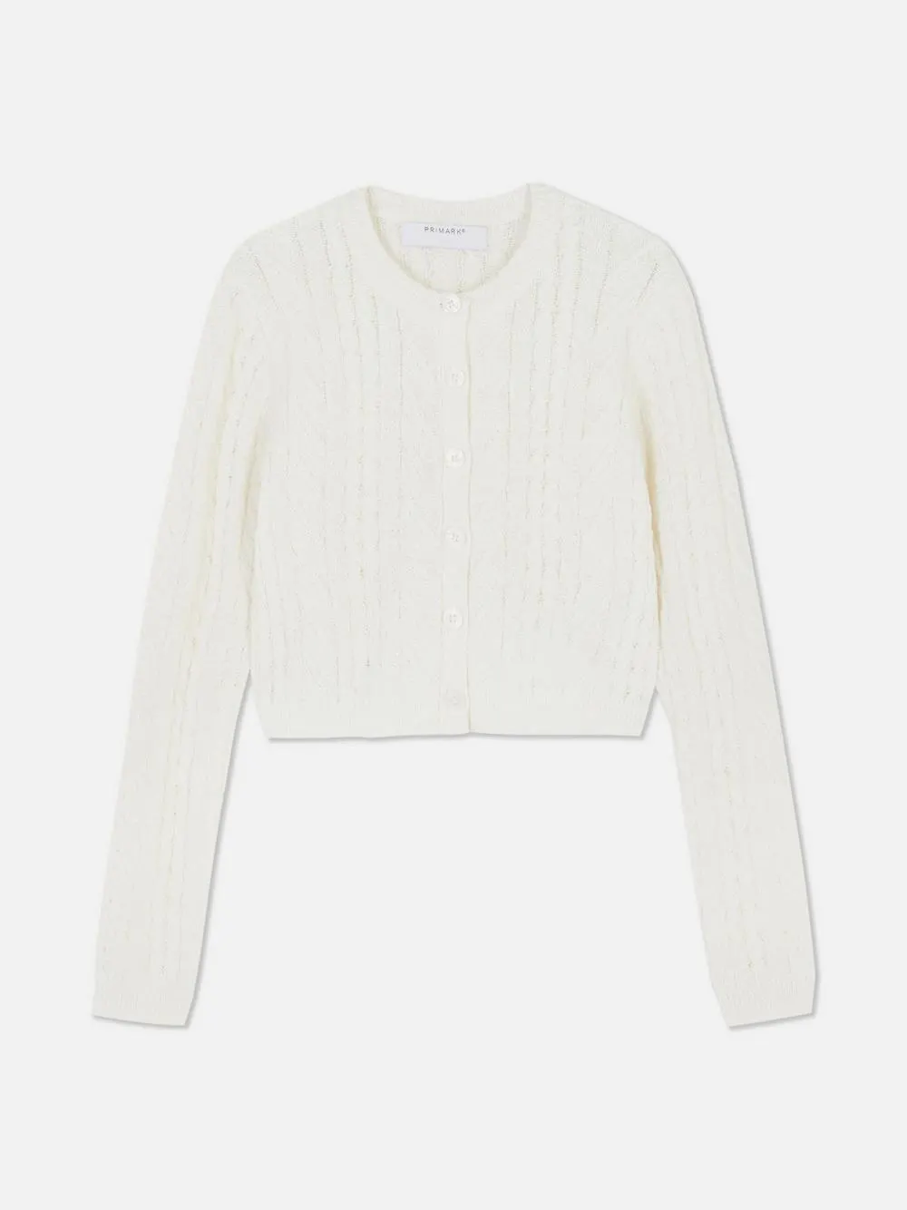 Cardigan mit Zopfmuster