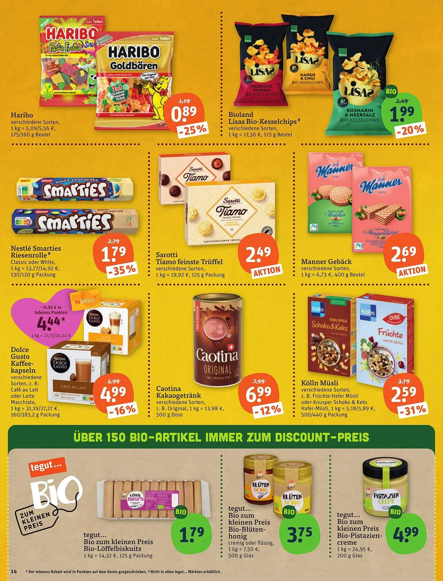 Tegut Prospekt von 13. März bis 14. März 2026 - Prospekt seite 16