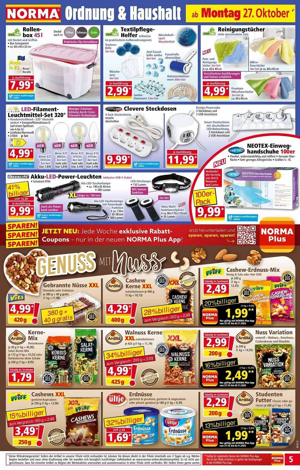 Norma Prospekt von 27. Oktober bis 2. November 2025 - Prospekt seite 5