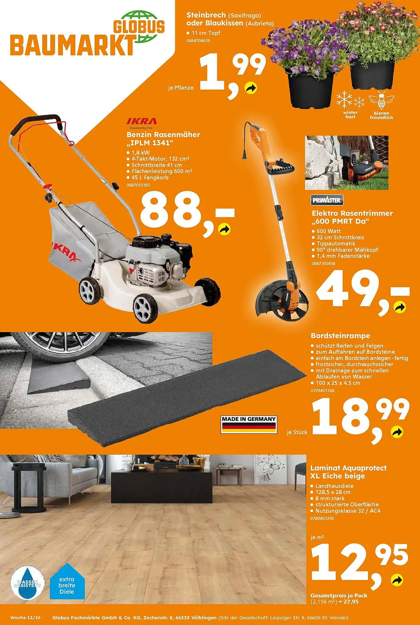 Globus Baumarkt Prospekt von 15. März bis 21. März 2026 - Prospekt seite 17
