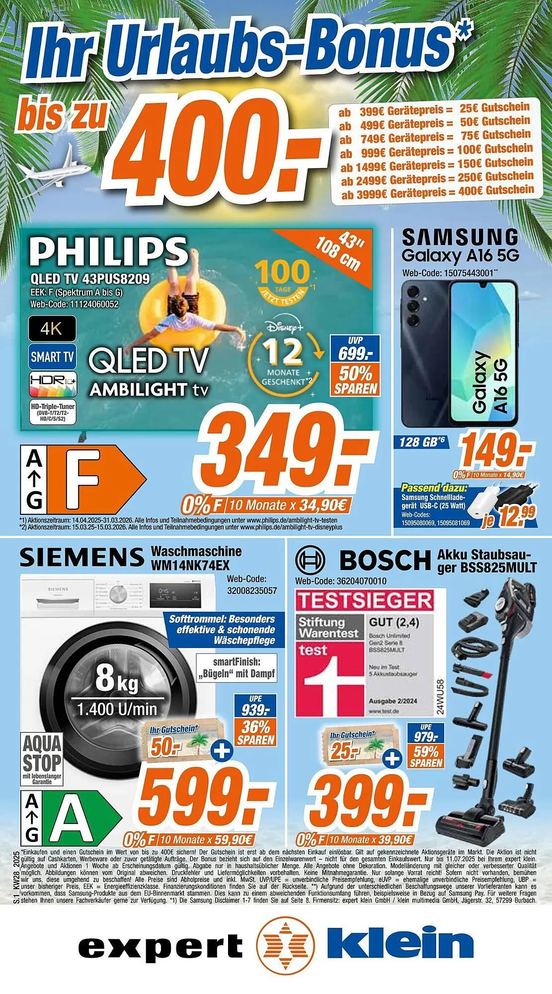 Expert Prospekt von 5. Juli bis 11. Juli 2025 - Prospekt seite 1