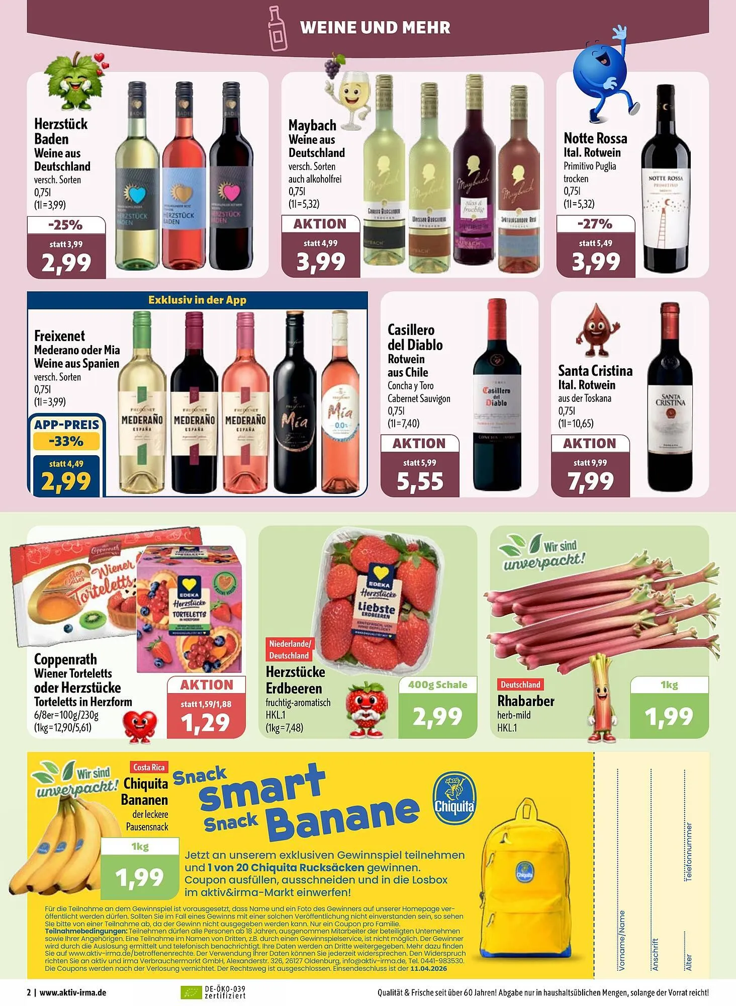 Aktiv Irma Prospekt von 6. April bis 11. April 2026 - Prospekt seite 2