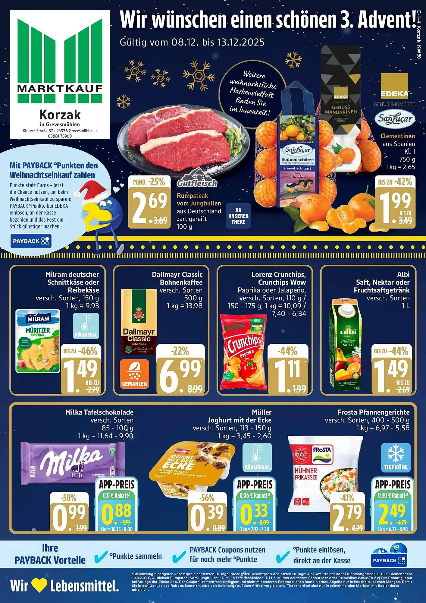 Marktkauf Prospekt von 7. Dezember bis 13. Dezember 2025 - Prospekt seite 1