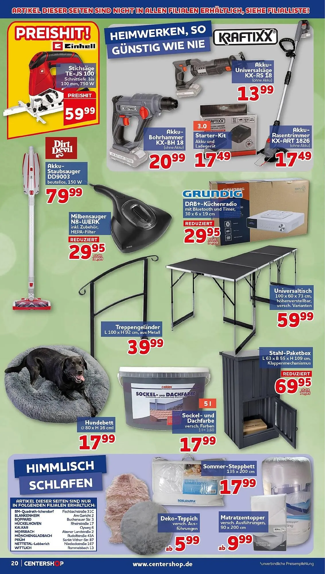CENTERSHOP Prospekt von 4. Mai bis 9. Mai 2026 - Prospekt seite 20