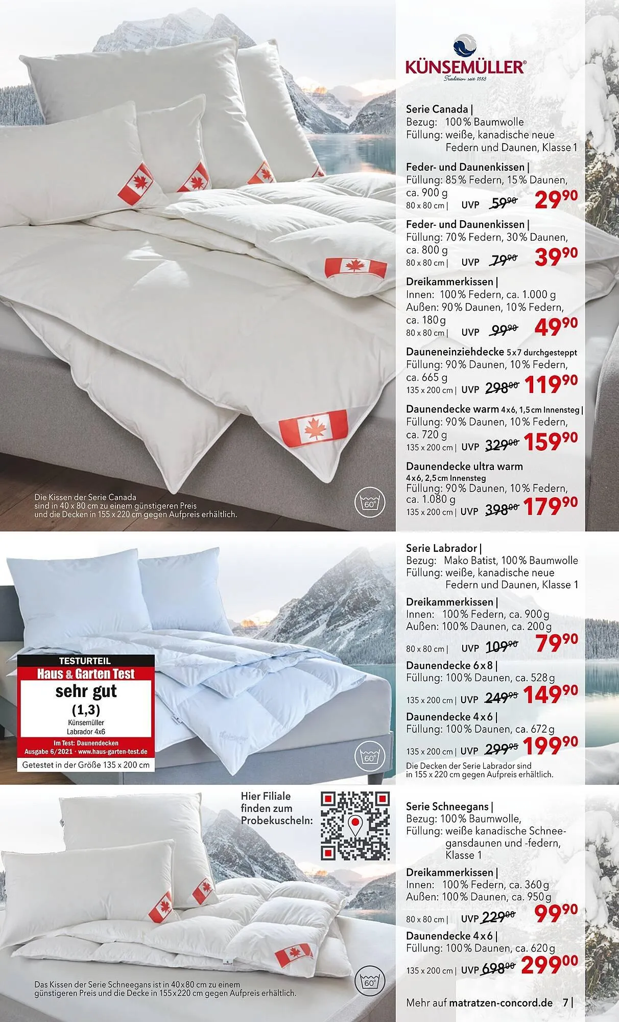 Matratzen Concord Prospekt von 29. Oktober bis 25. November 2025 - Prospekt seite 7