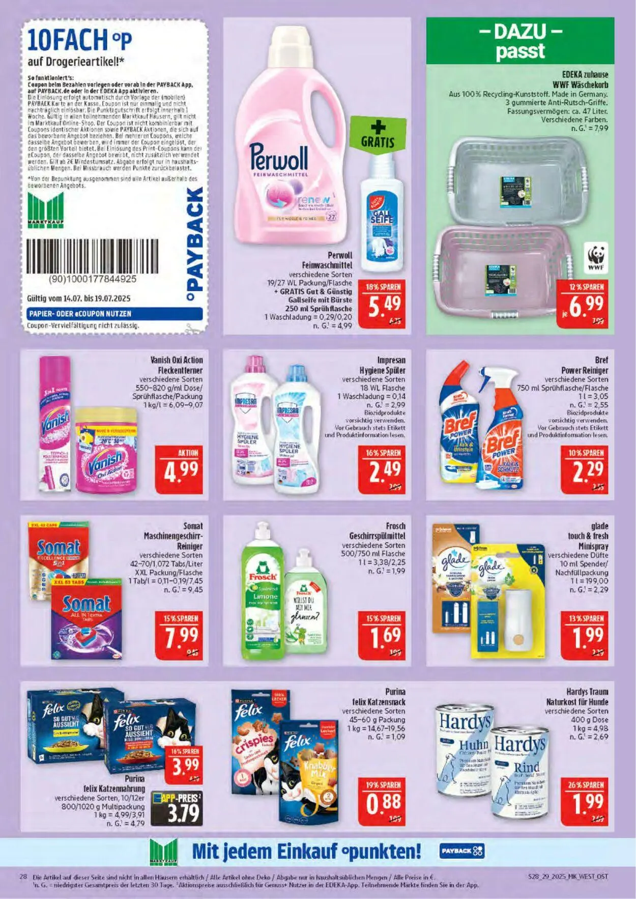 Marktkauf - Nürnberg-Thon Aktueller Prospekt von 14. Juli bis 19. Juli 2025 - Prospekt seite 28