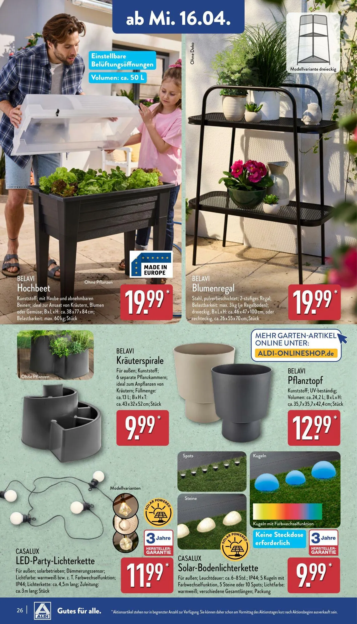 Aldi-Nord von 7. April bis 12. April 2025 - Prospekt seite 26