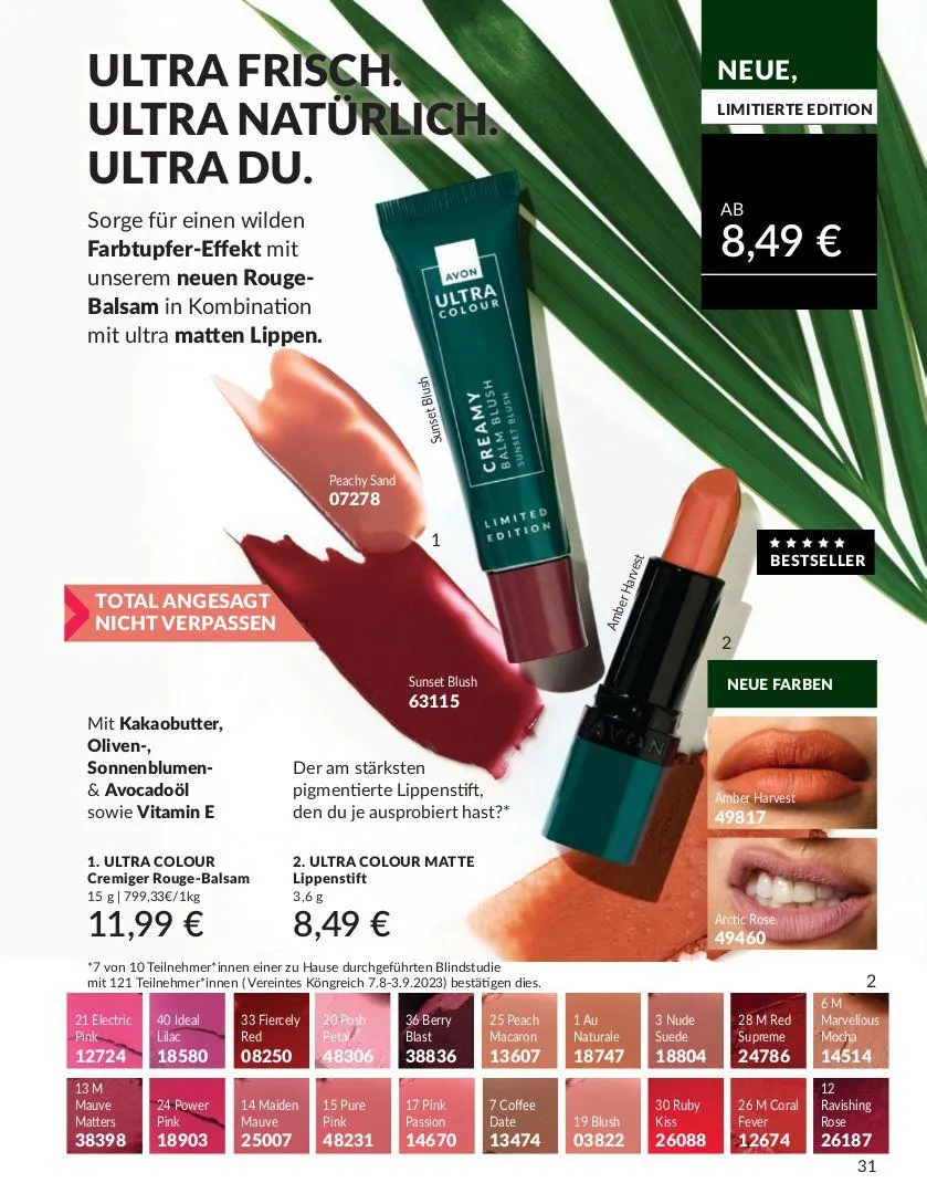 Avon Aktueller Prospekt von 9. Juli bis 23. Juli 2025 - Prospekt seite 31
