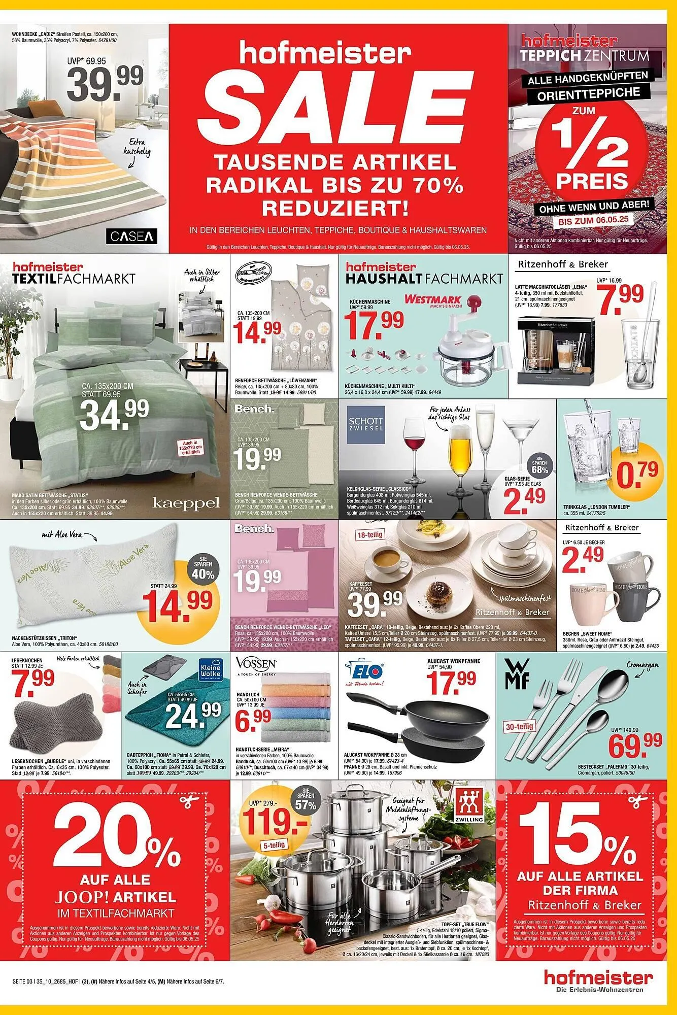 Hofmeister Prospekt von 18. April bis 6. Mai 2025 - Prospekt seite 3