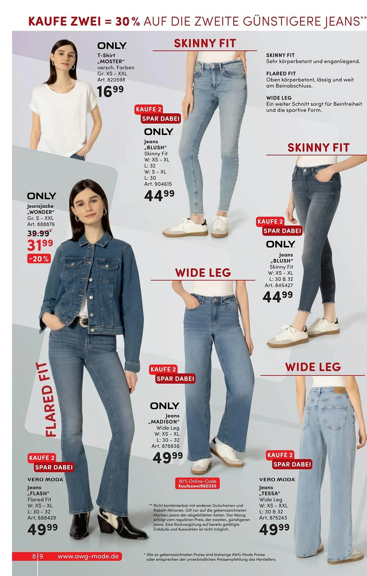 AWG Mode Prospekt von 1. März bis 16. März 2025 - Prospekt seite 8