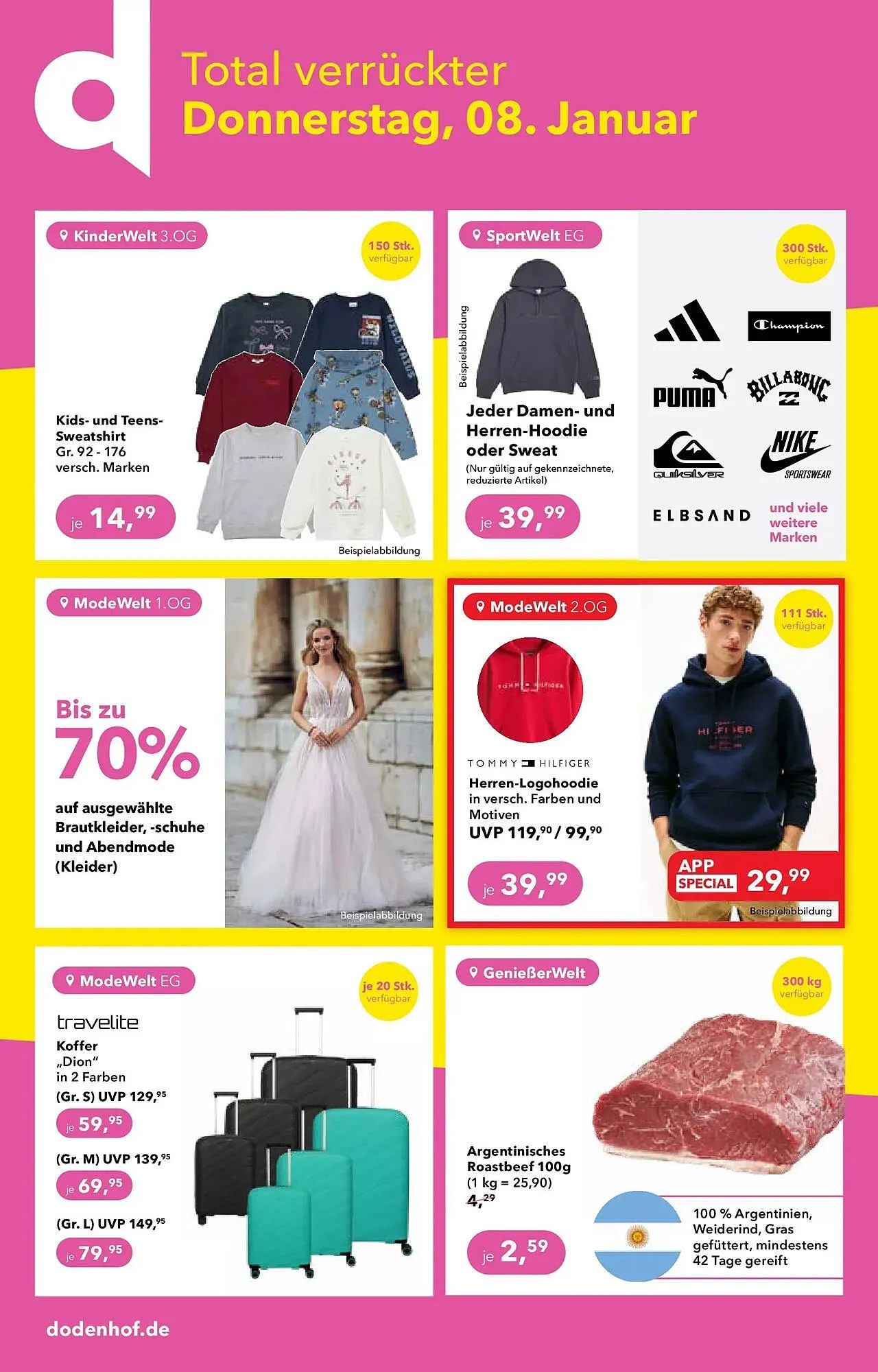 Dodenhof Prospekt von 4. Januar bis 10. Januar 2026 - Prospekt seite 8