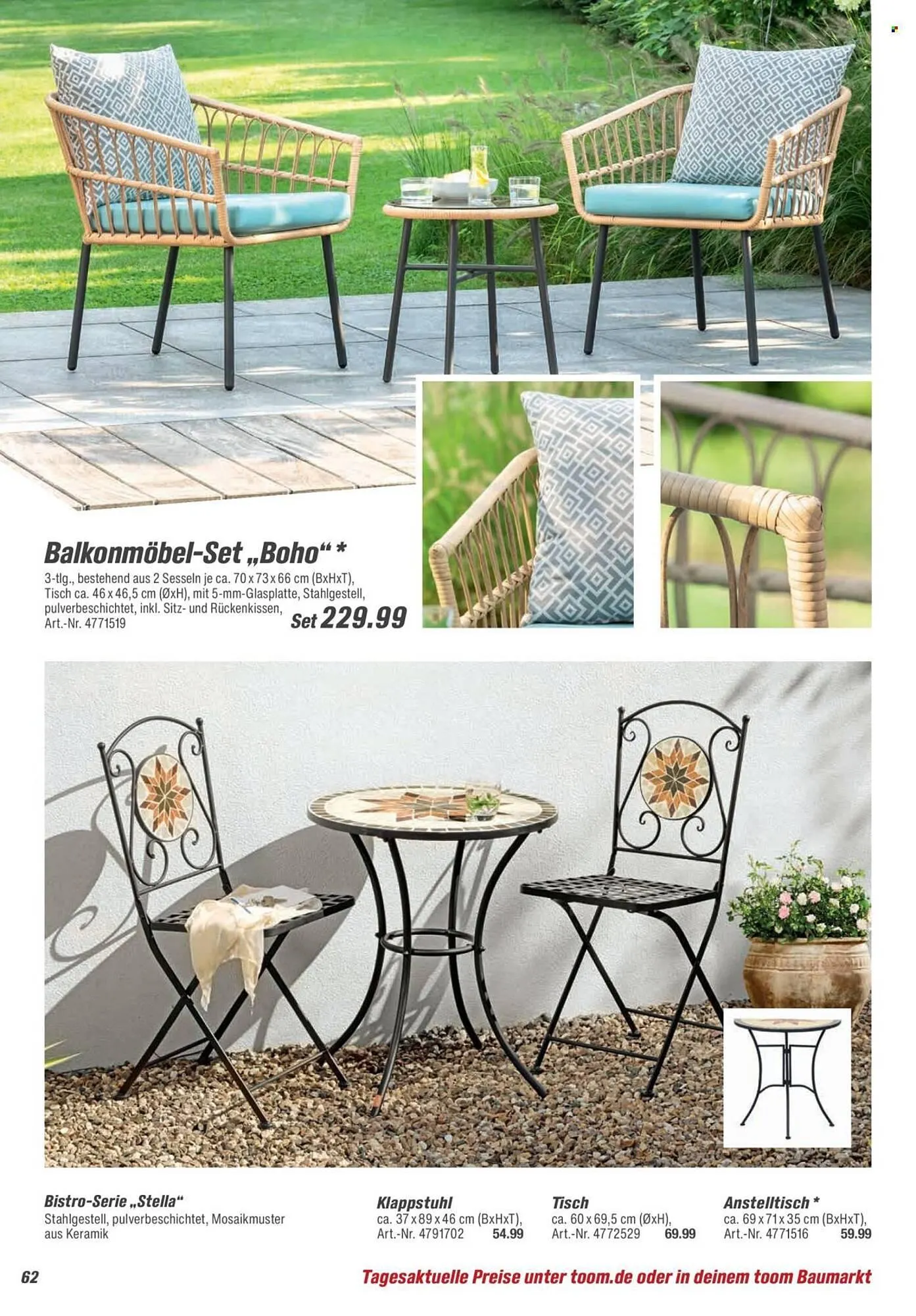 Toom Baumarkt Prospekt von 14. Februar bis 30. April 2026 - Prospekt seite 62