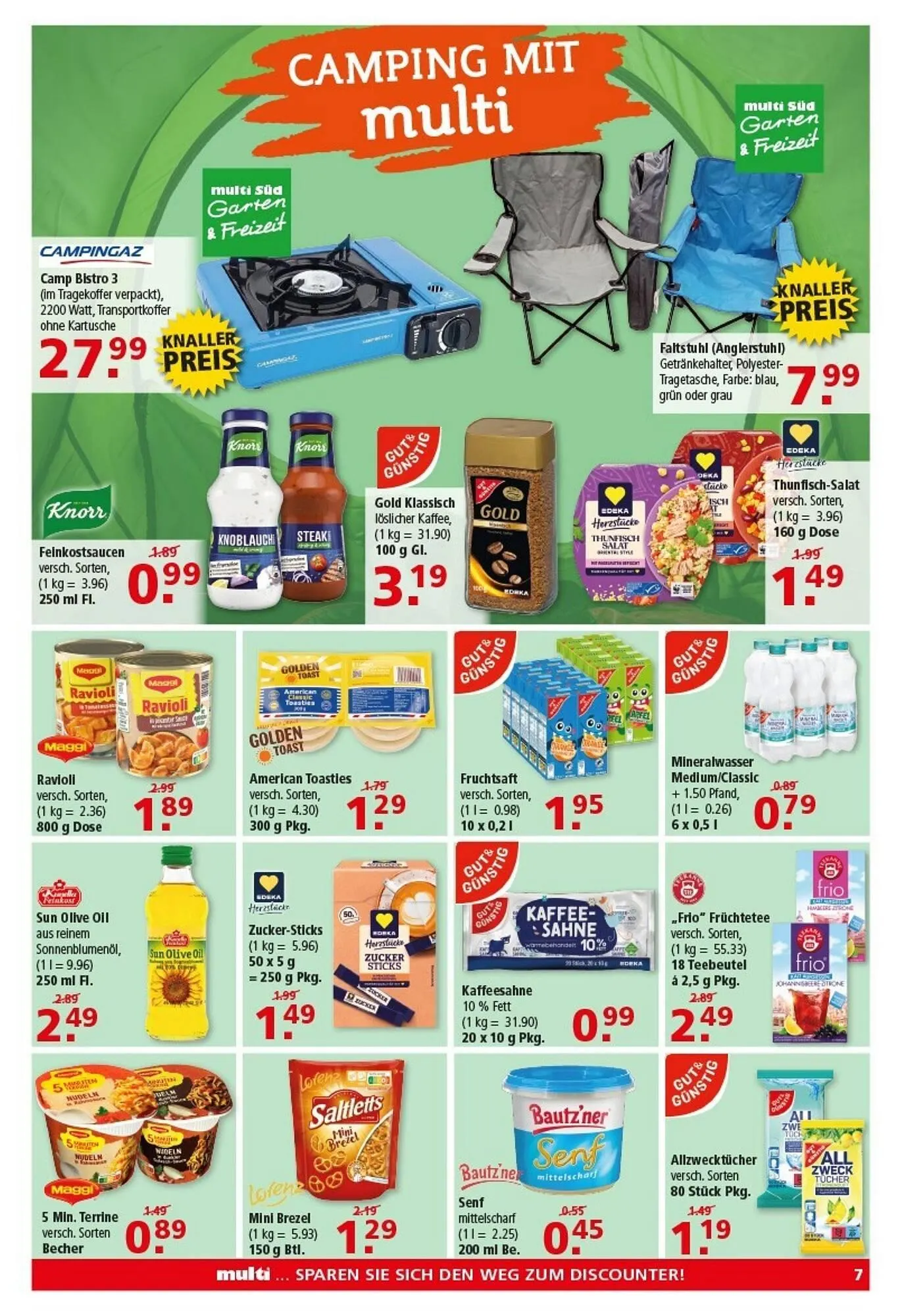 Multi Markt Prospekt von 14. Juli bis 19. Juli 2025 - Prospekt seite 7