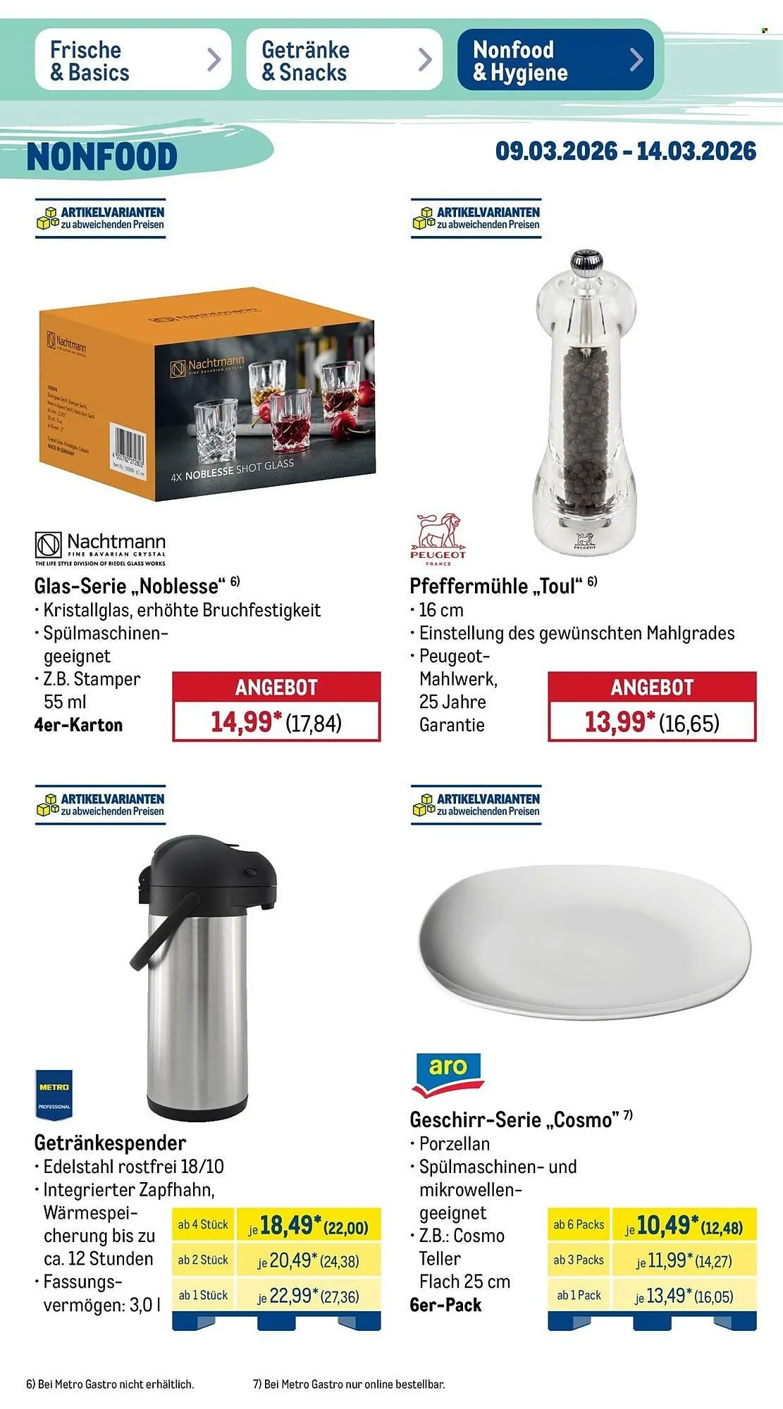 METRO Prospekt von 9. März bis 14. März 2026 - Prospekt seite 51