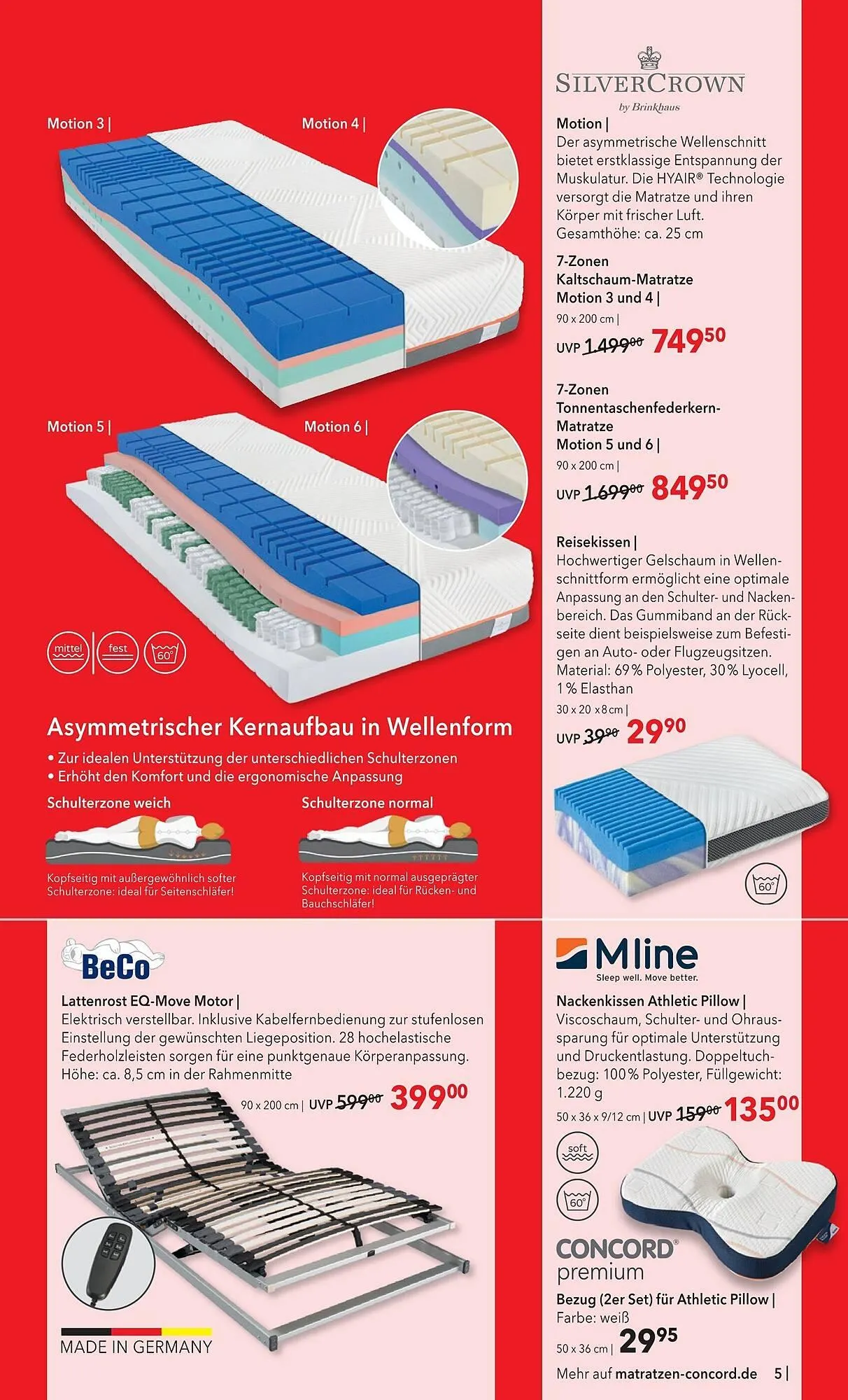 Matratzen Concord Prospekt von 28. Januar bis 24. Februar 2026 - Prospekt seite 5