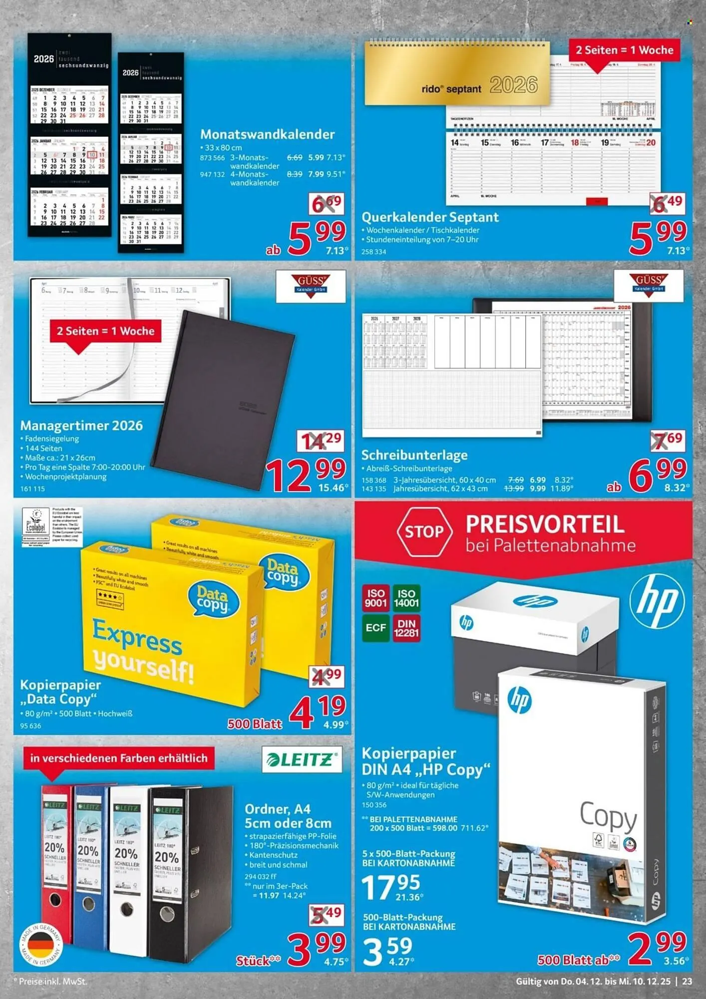 Selgros Prospekt von 4. Dezember bis 10. Dezember 2025 - Prospekt seite 23