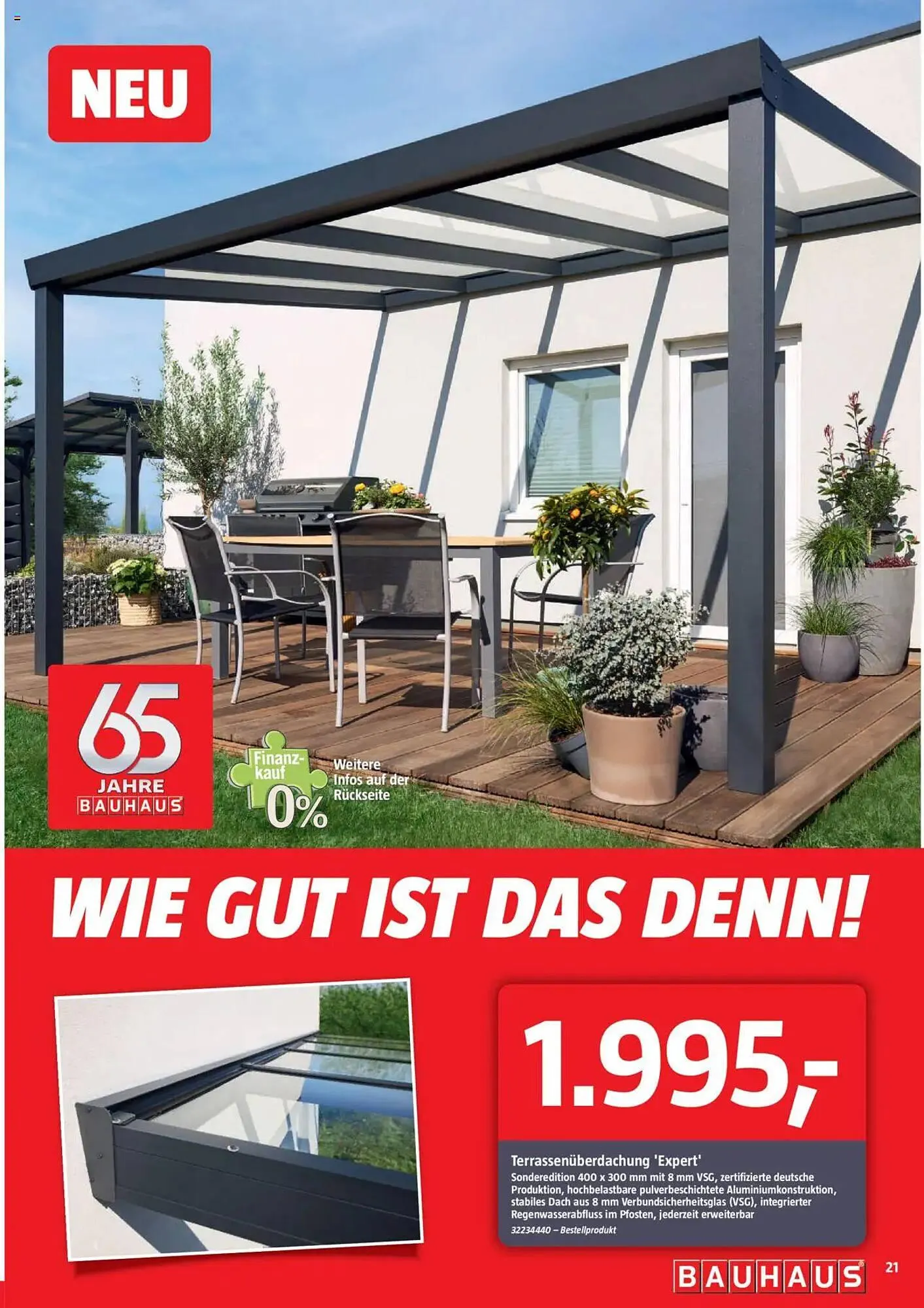 Bauhaus Prospekt von 3. Mai bis 31. Mai 2025 - Prospekt seite 21