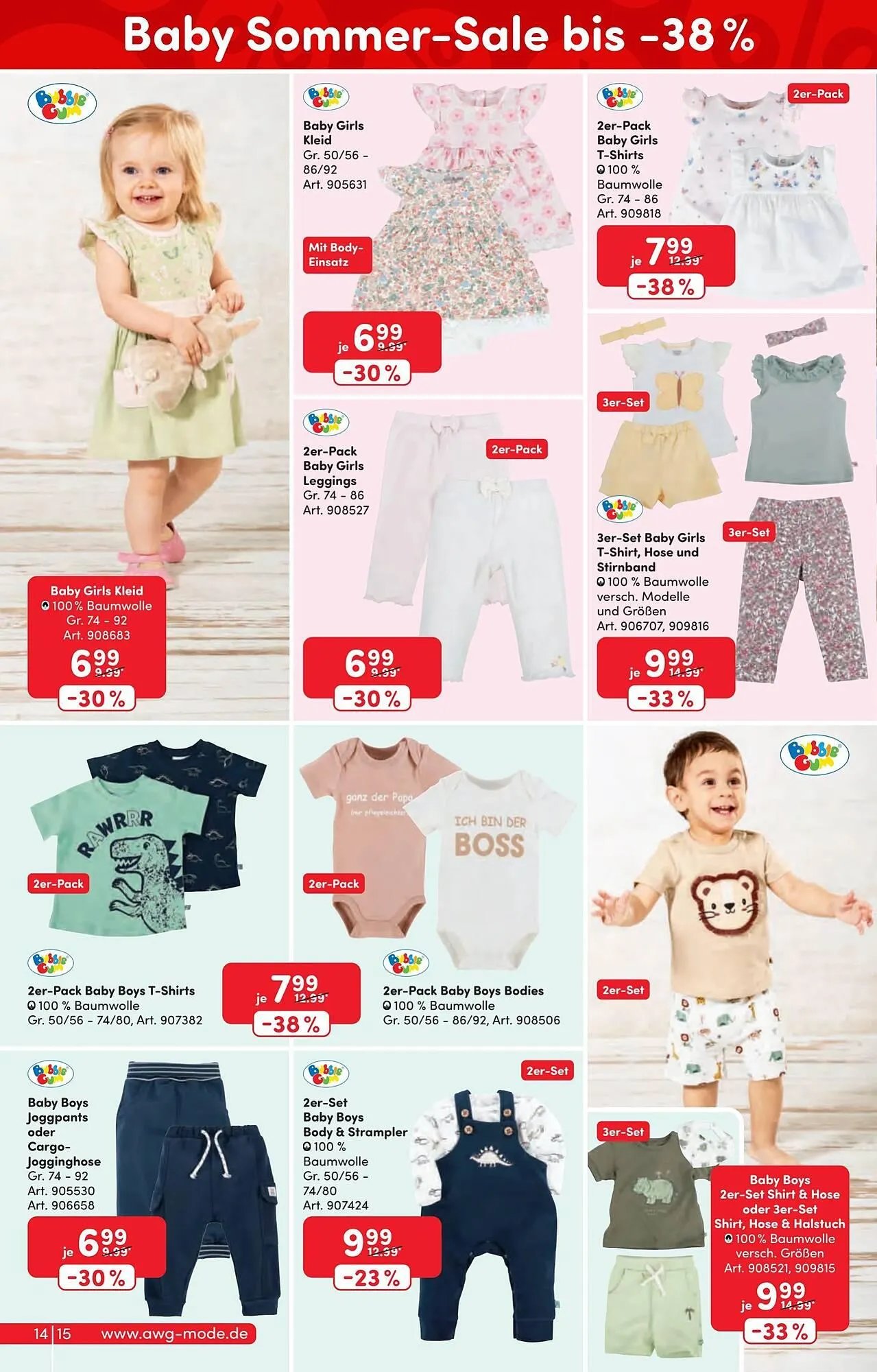 AWG Mode Prospekt von 19. Juli bis 3. August 2025 - Prospekt seite 14