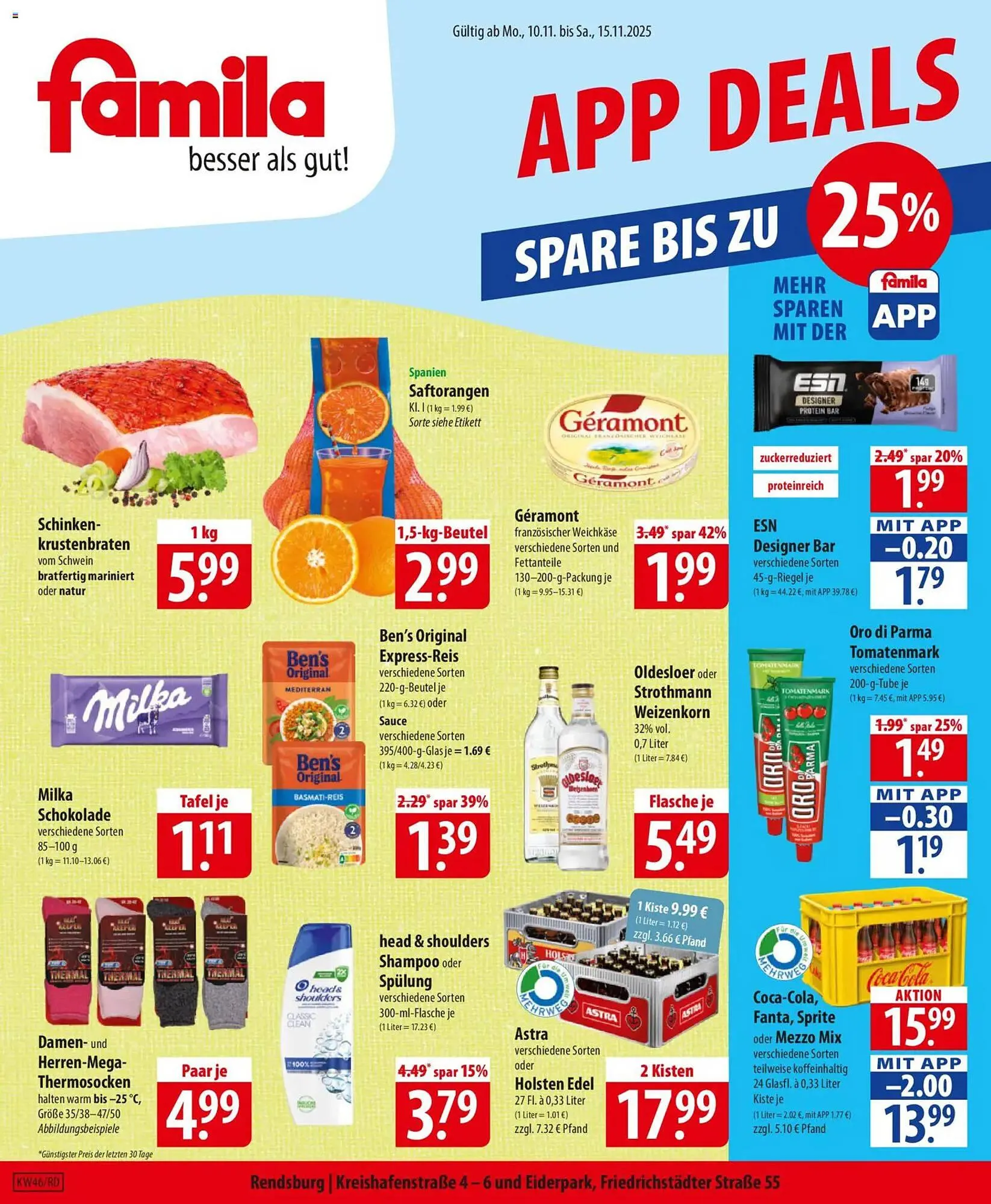 Famila Nord Ost Prospekt von 10. November bis 15. November 2025 - Prospekt seite 1