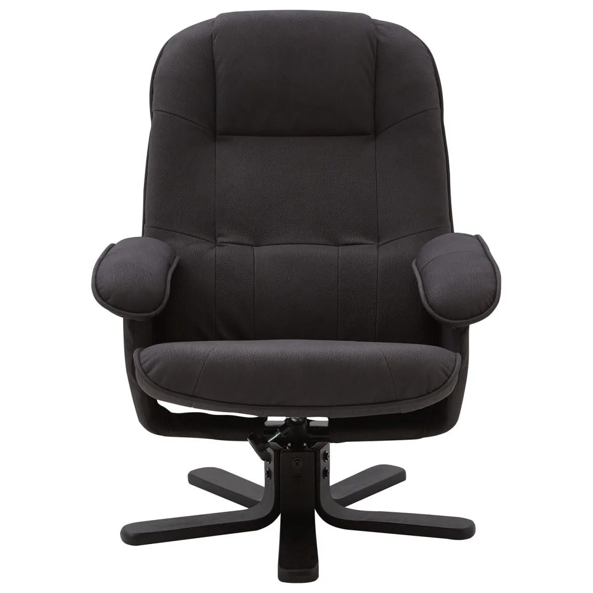 CASAVANTI Sessel mit Hocker 2-teilig grau