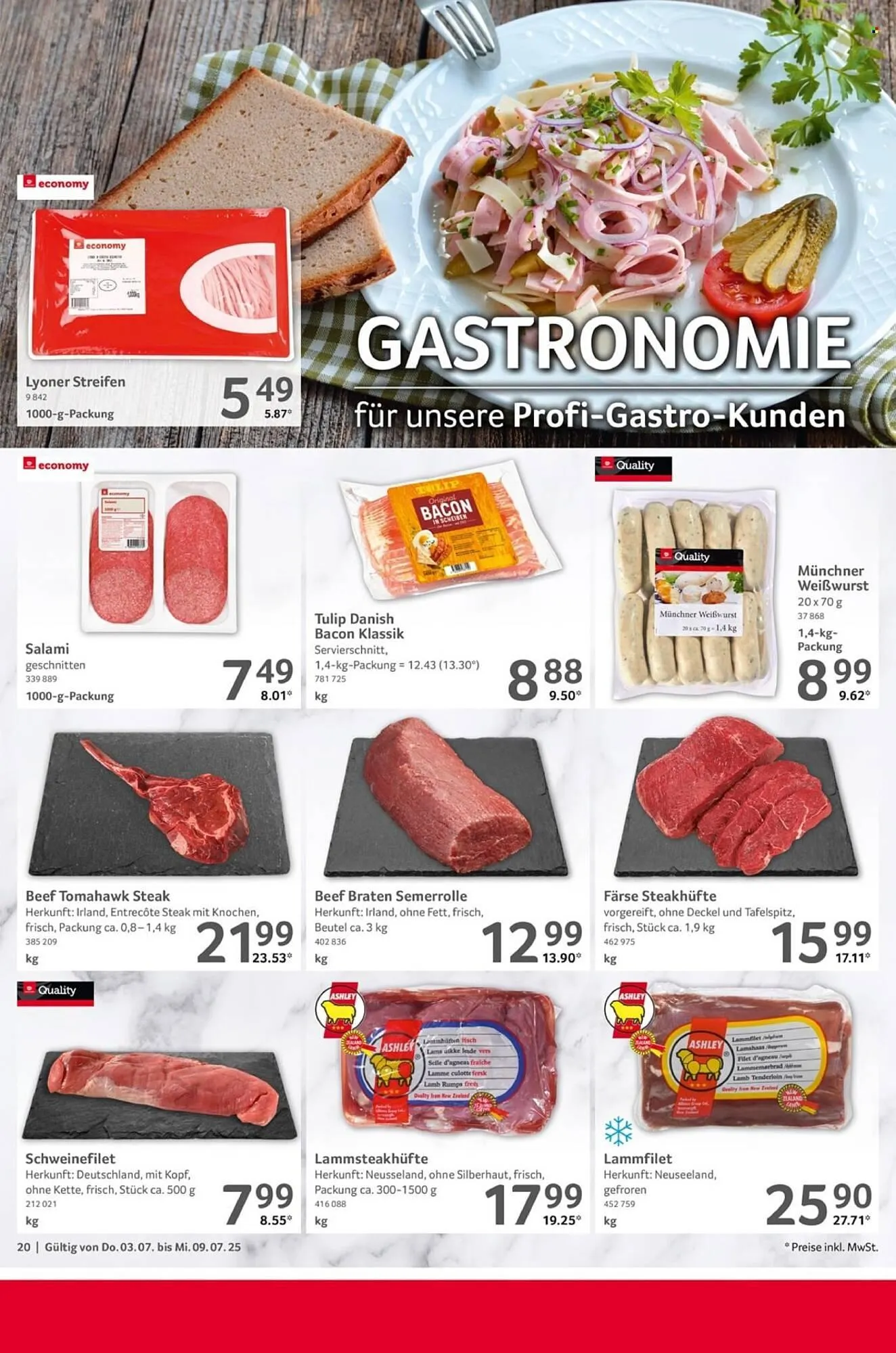 Selgros Prospekt von 3. Juli bis 9. Juli 2025 - Prospekt seite 20