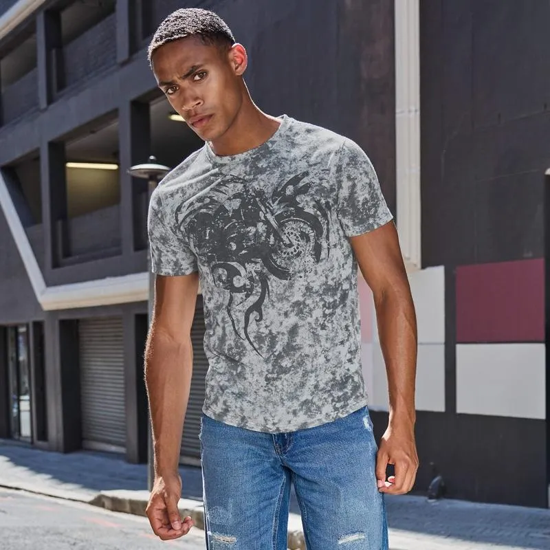 Herren-T-Shirt mit Bike-Motiv