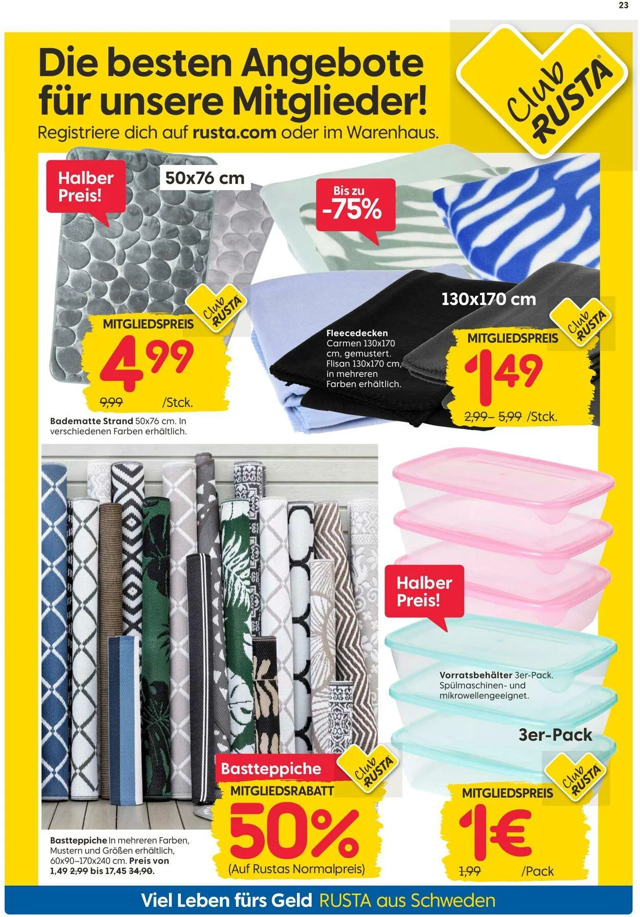 Rusta Aktueller Prospekt von 8. Mai bis 22. Mai 2025 - Prospekt seite 23