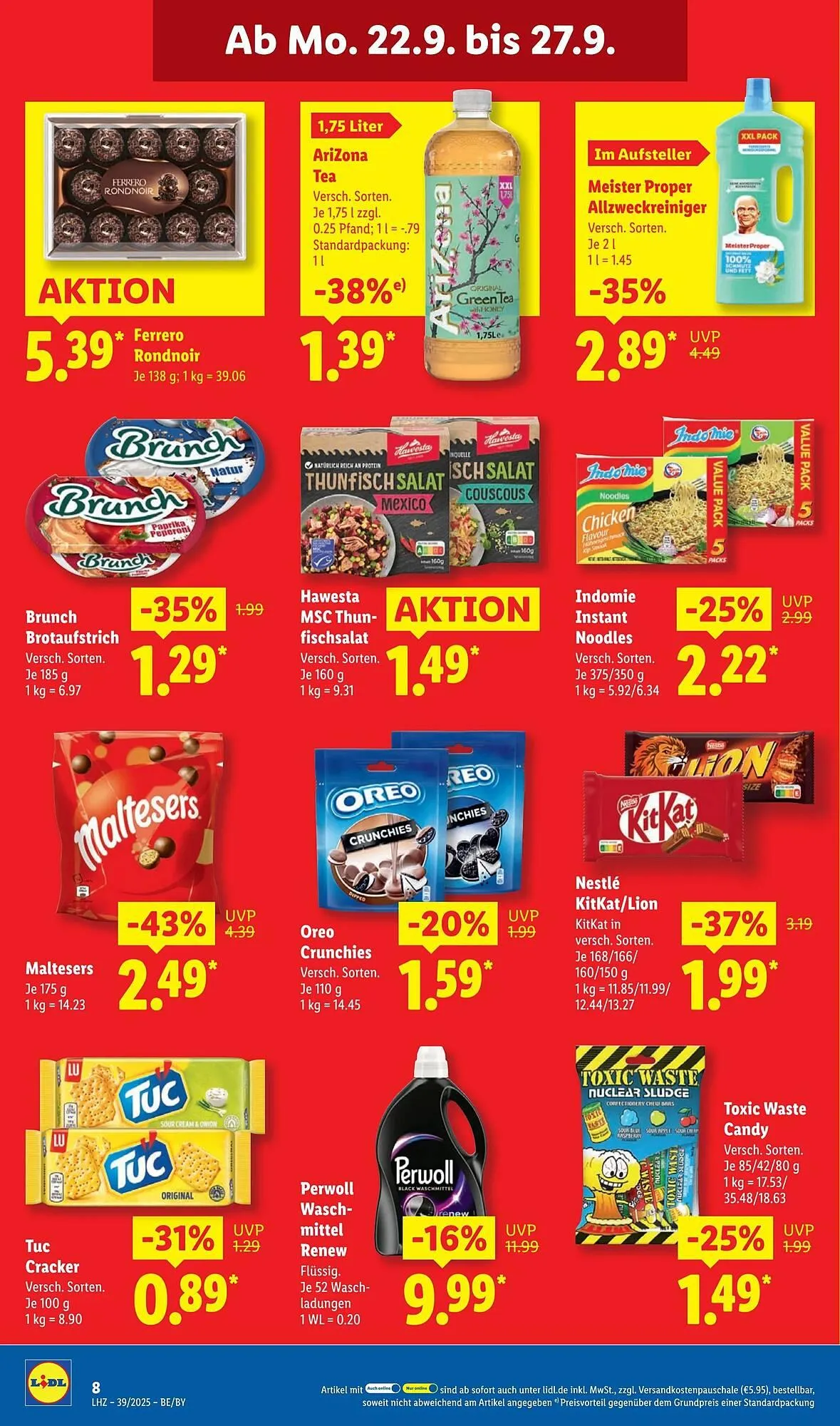 Lidl Prospekt von 22. September bis 28. September 2025 - Prospekt seite 16