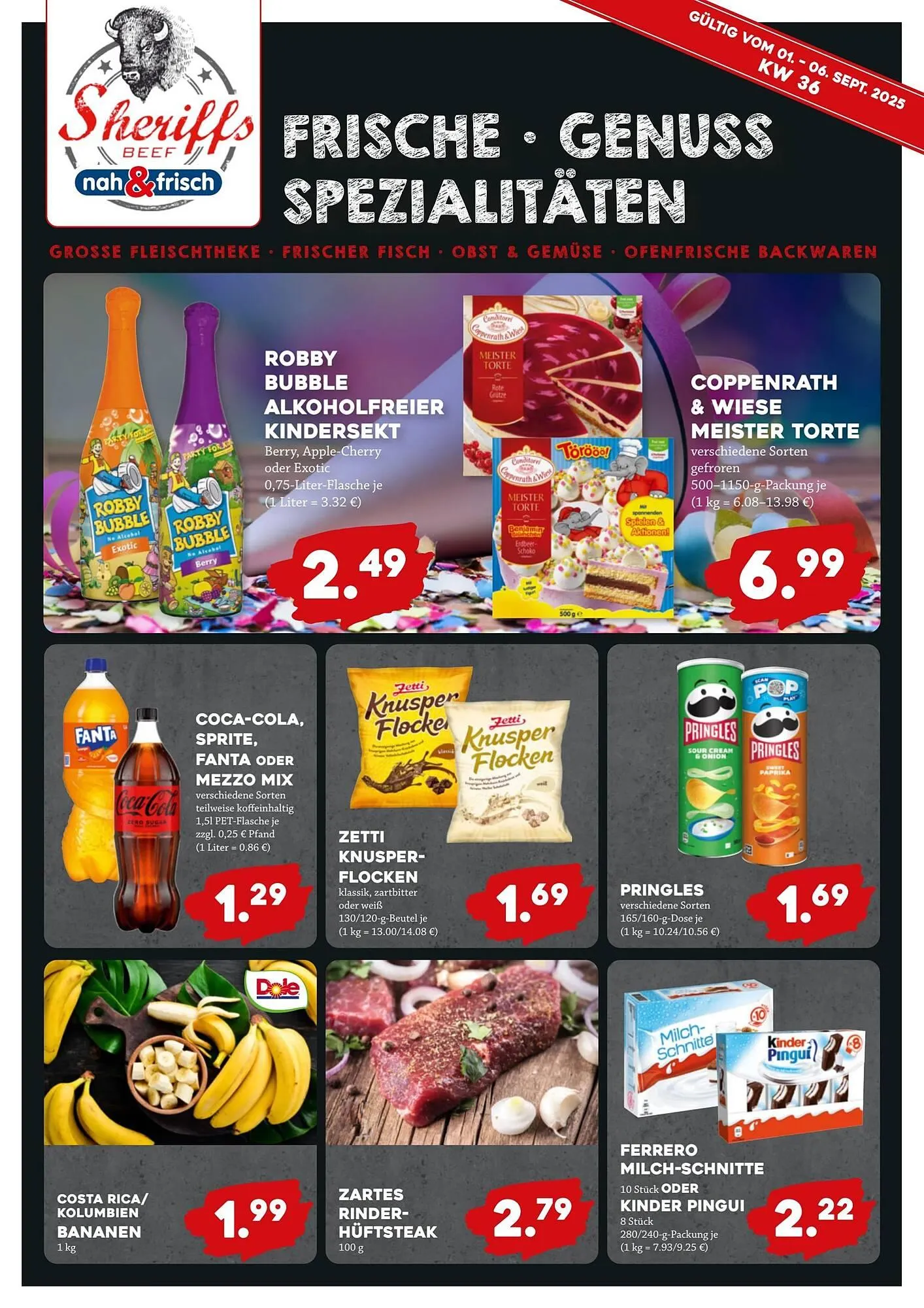 Nah & Frisch Prospekt von 1. September bis 7. September 2025 - Prospekt seite 1