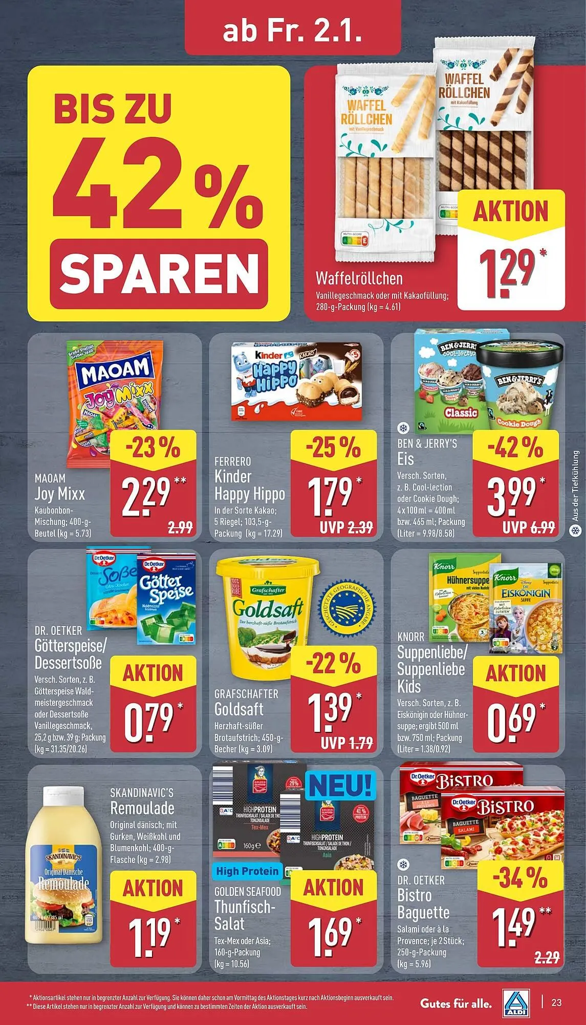 Aldi Nord Prospekt von 29. Dezember bis 3. Januar 2026 - Prospekt seite 23