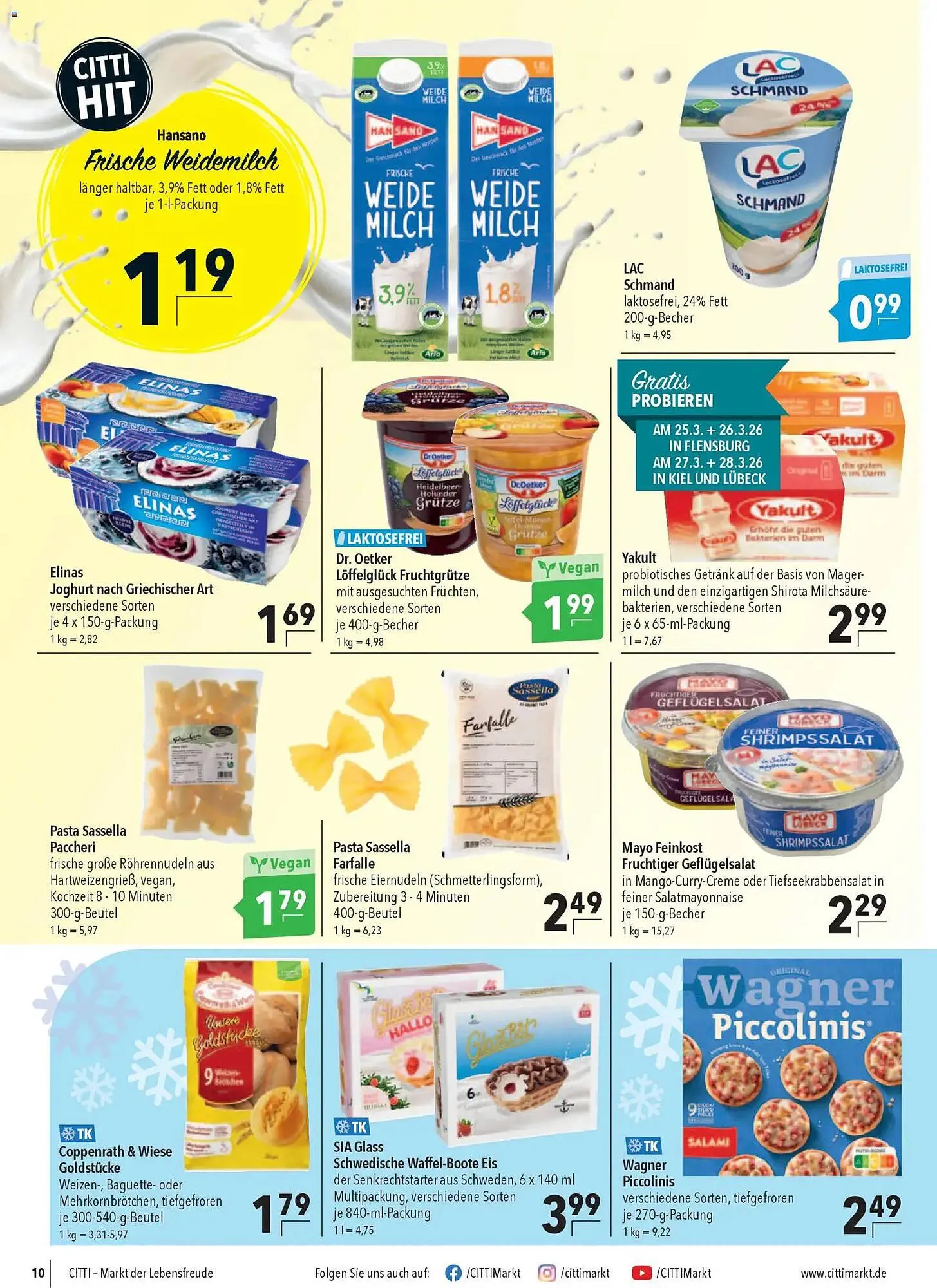CITTI Markt Prospekt von 25. März bis 31. März 2026 - Prospekt seite 10