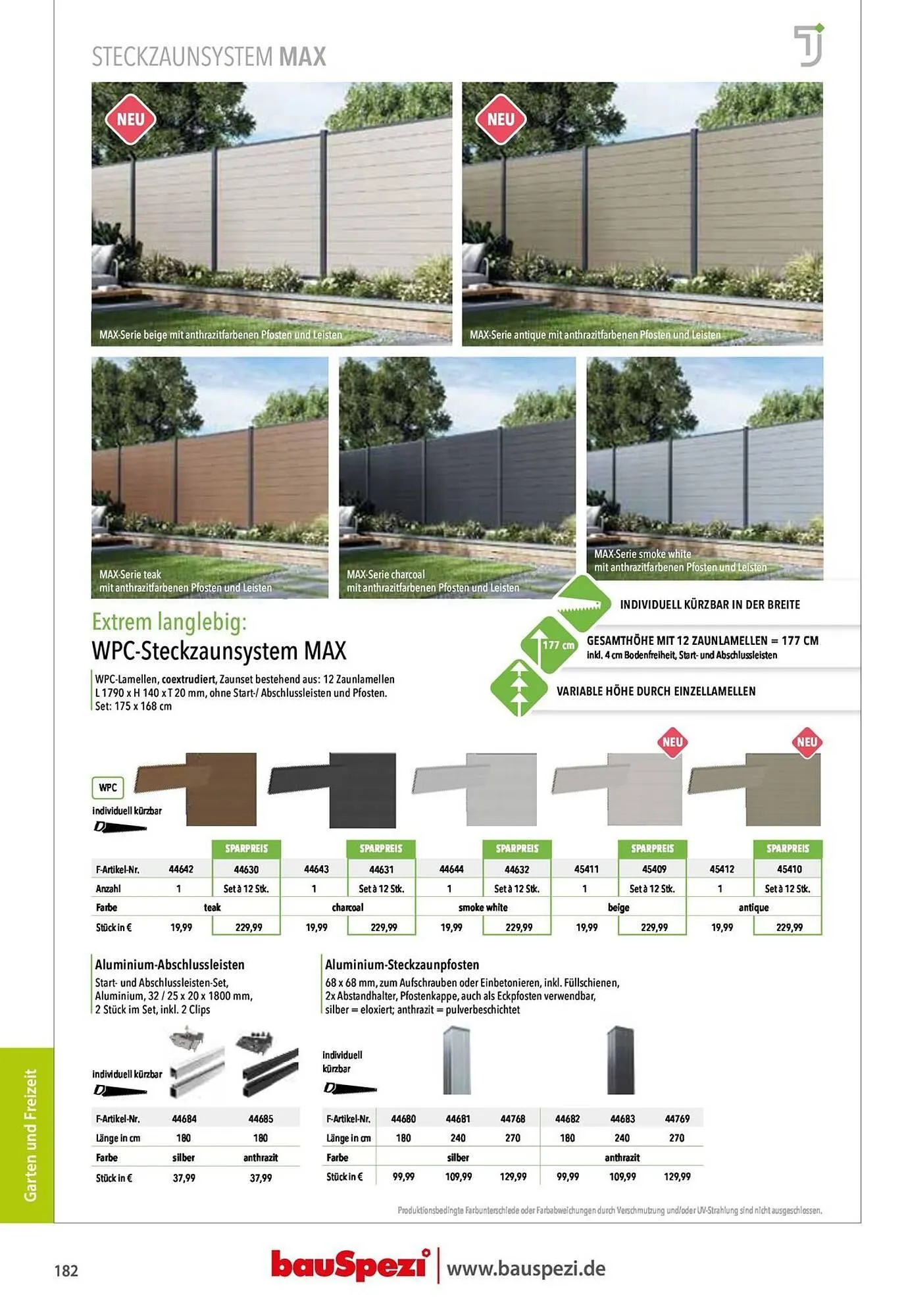 BauSpezi Prospekt von 15. April bis 31. Dezember 2026 - Prospekt seite 184