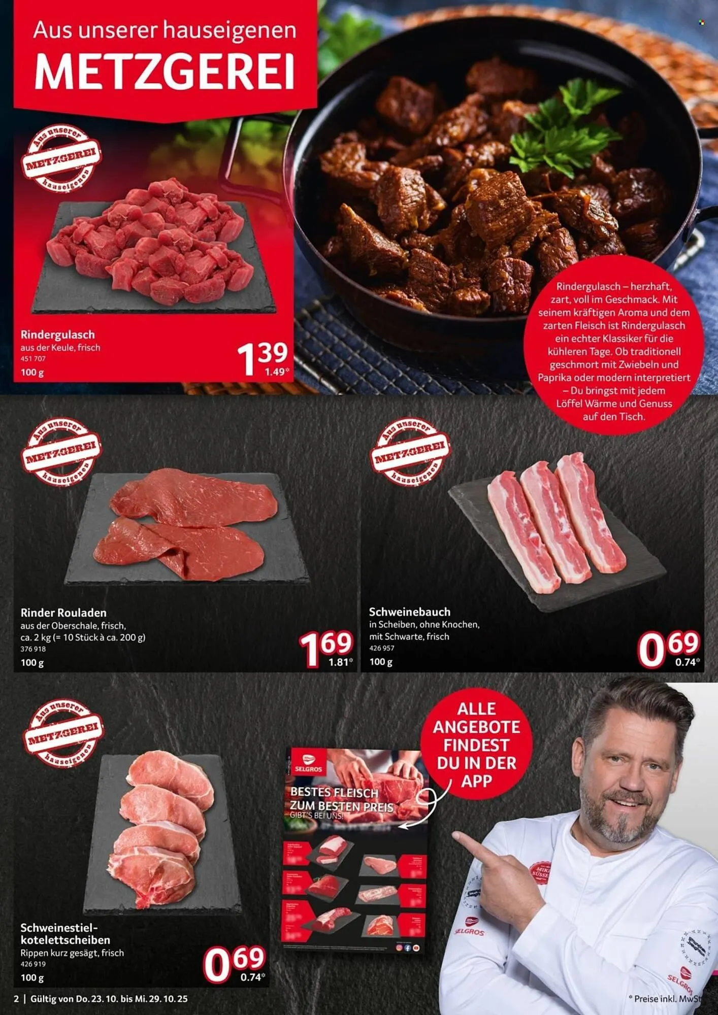 Selgros Prospekt von 23. Oktober bis 29. Oktober 2025 - Prospekt seite 2